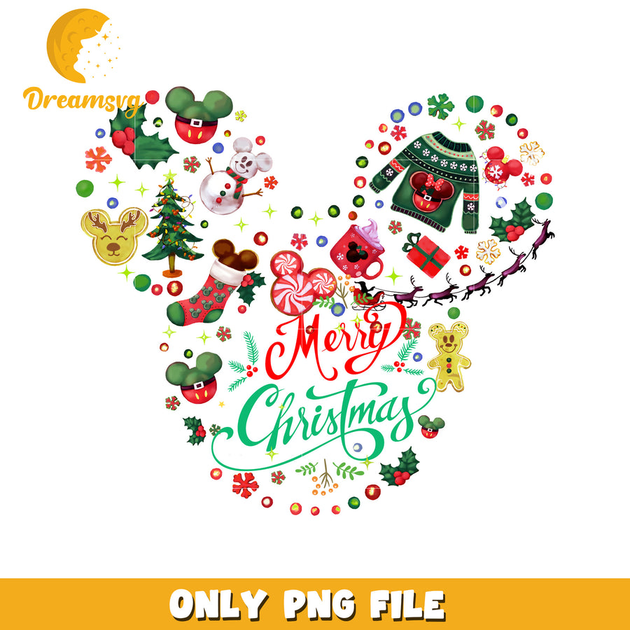 Christmas things png, christmas sparkle png, disney winter png