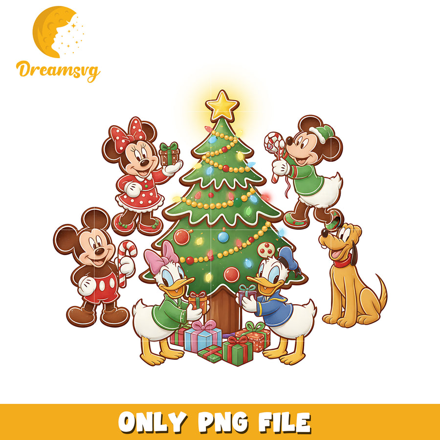 Christmas tree png, christmas​​​ season png, disney png