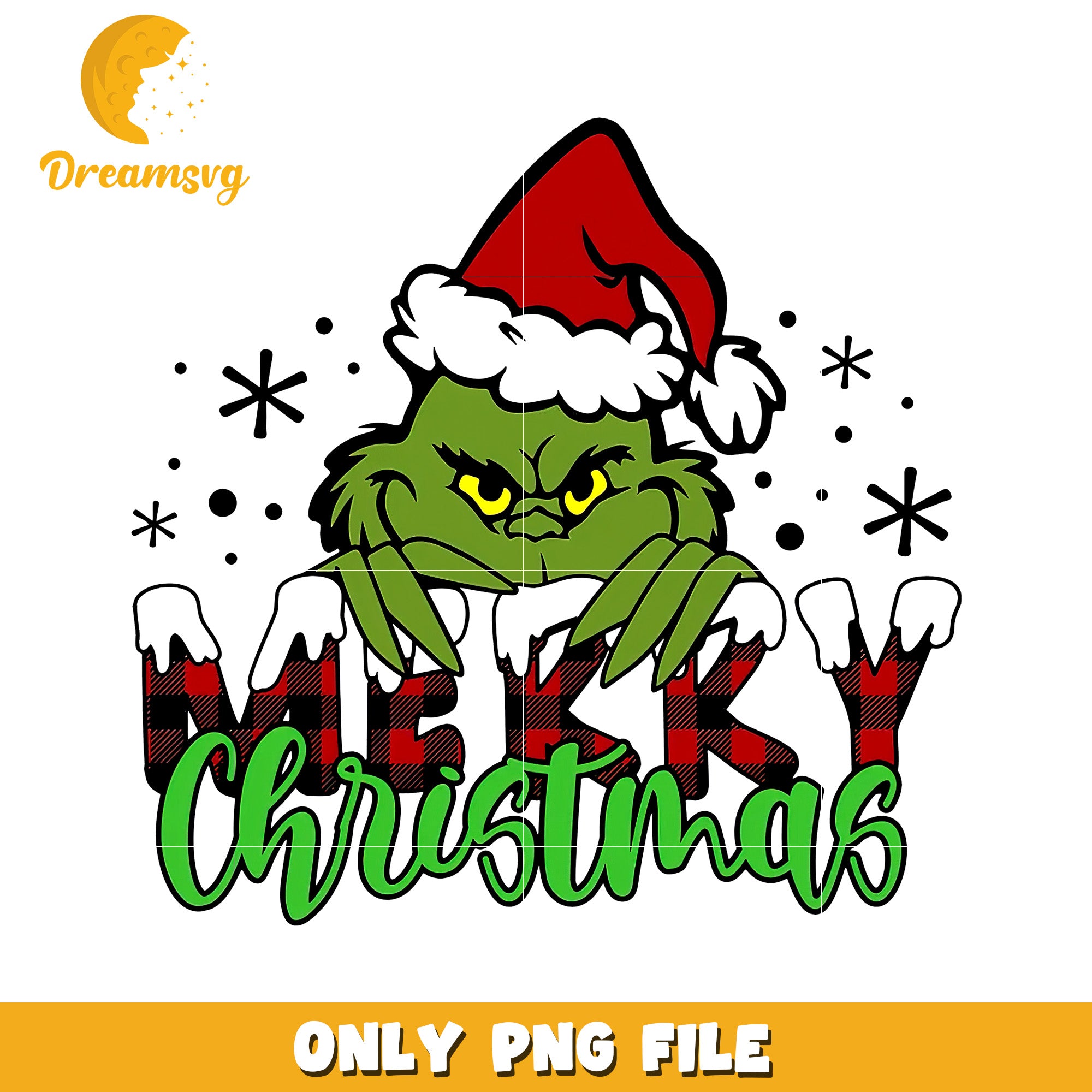 Christmas vibes png, grinchy png, spirit christmas png