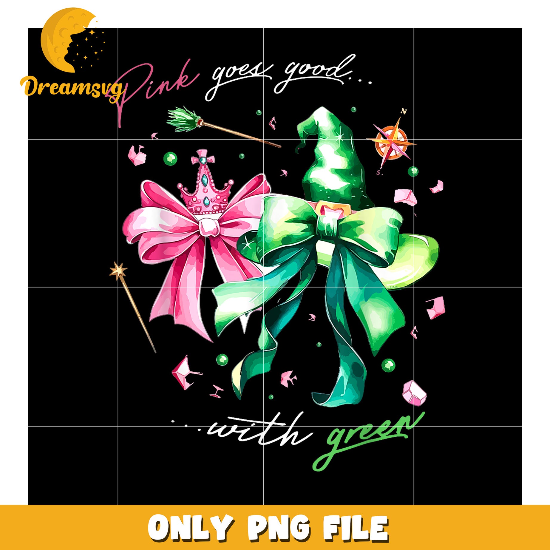 Christmas wicked design png, movie hype png, wicked friends png