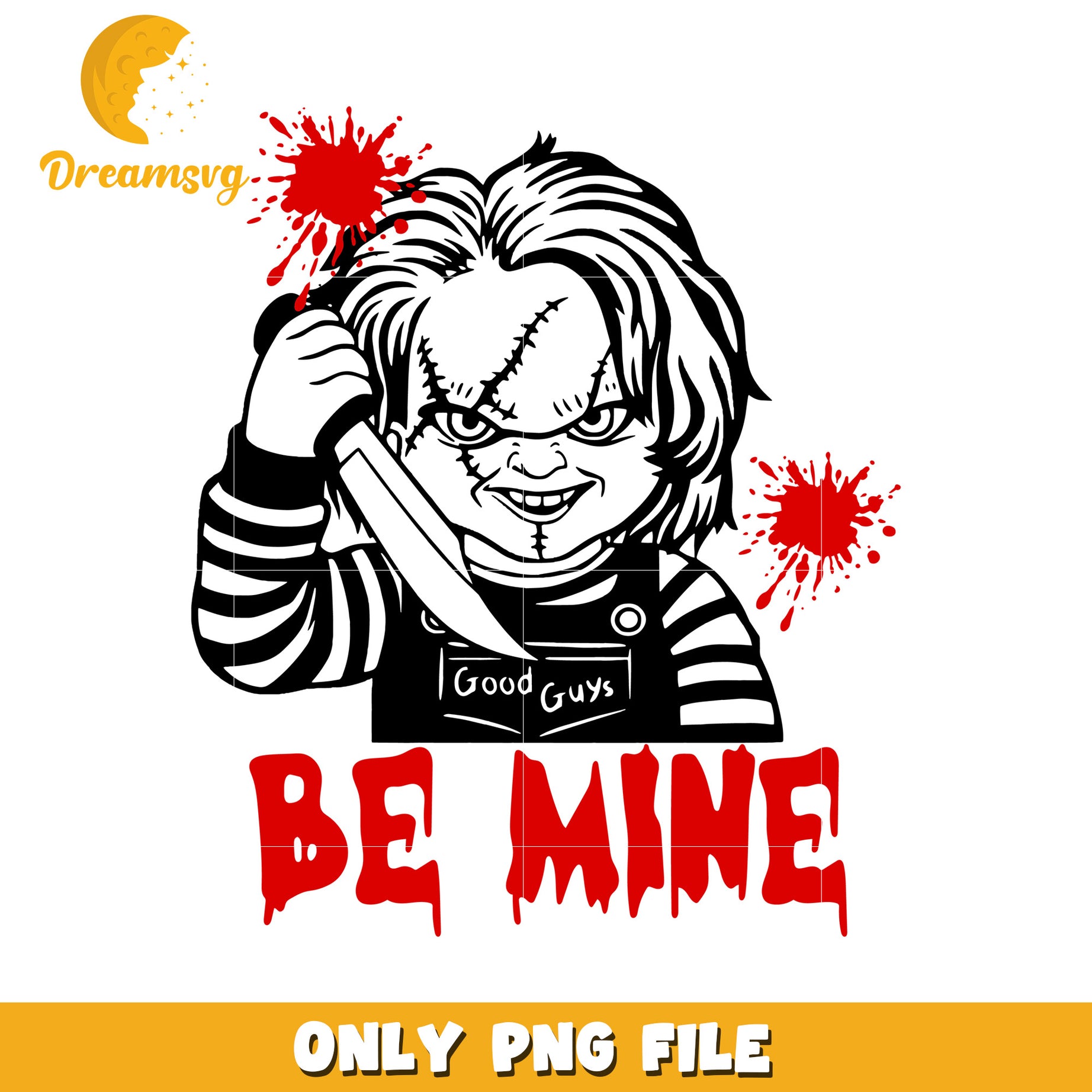 Chucky Be Mine PNG Sublimation