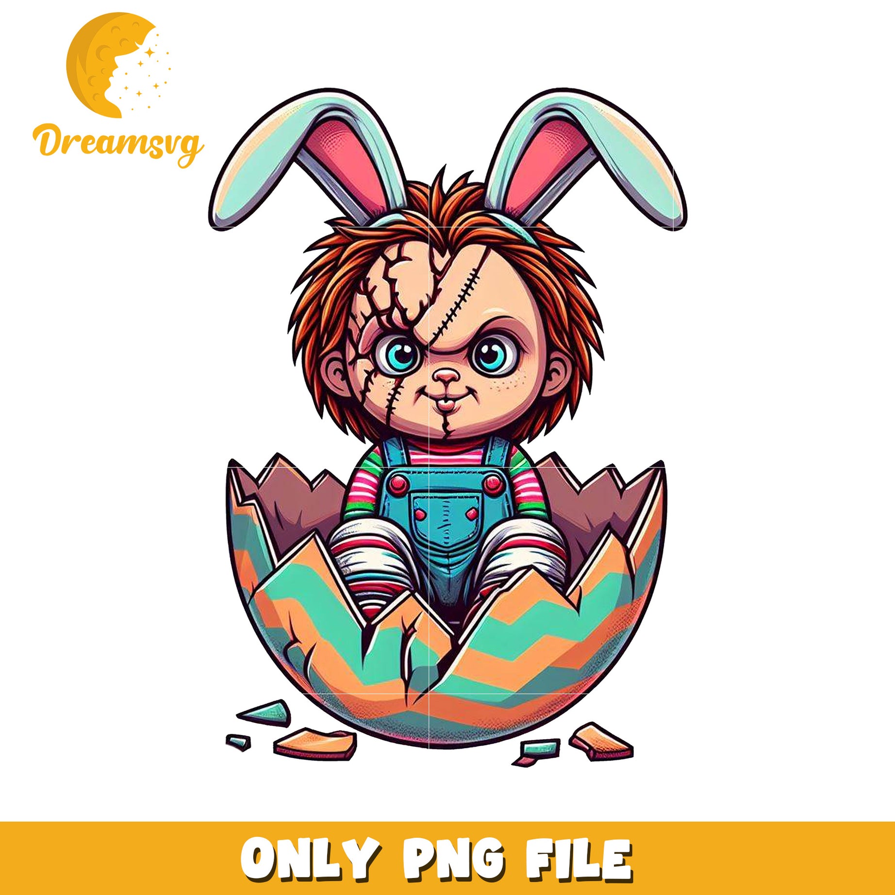 Chucky Bunny Easter PNG Image