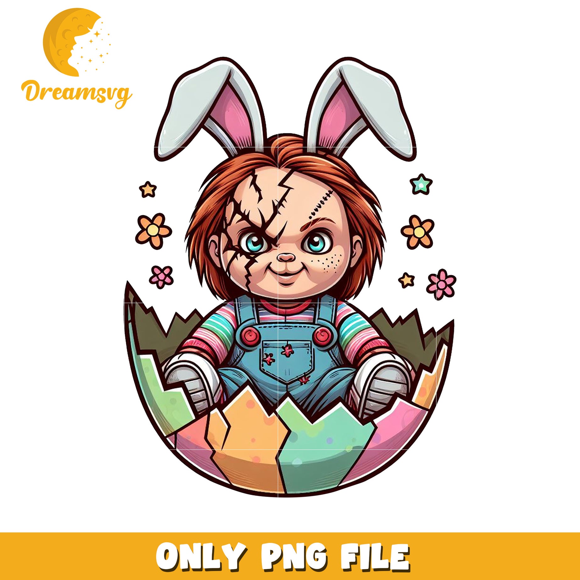 Chucky Easter Bunny PNG Image