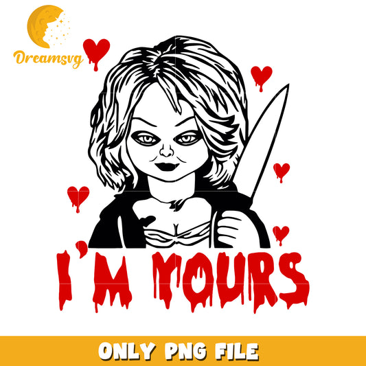 Chucky PNG Im Yours Valentines Day