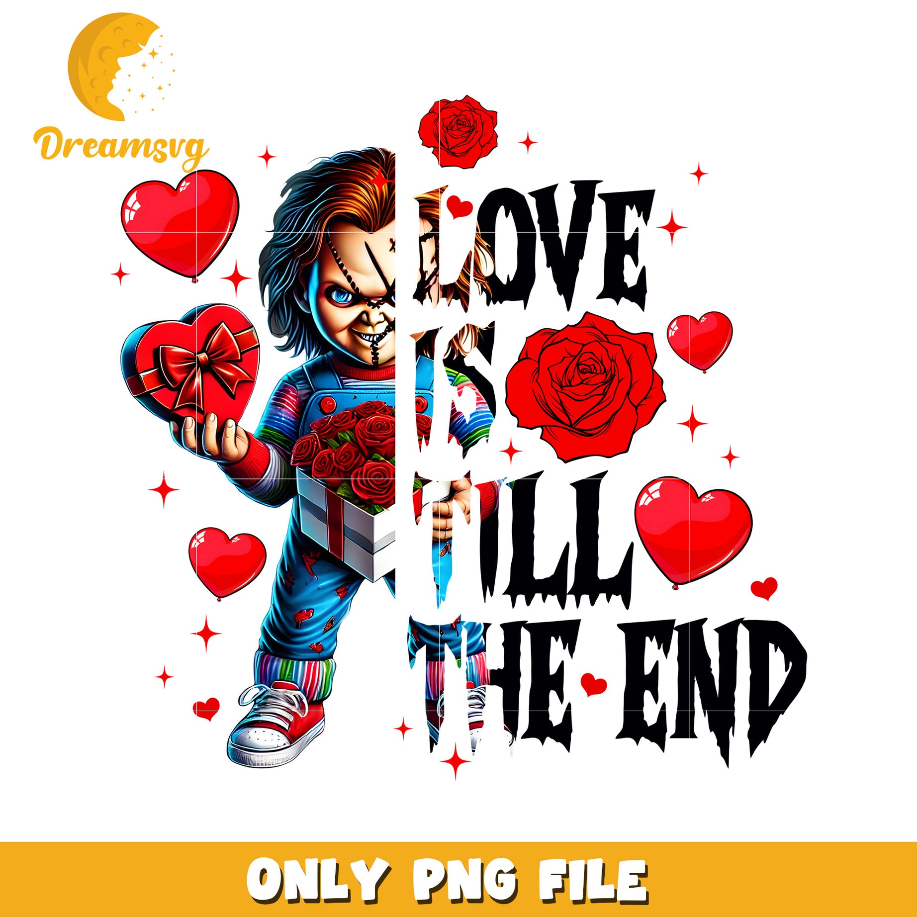 Chucky Valentines Day PNG