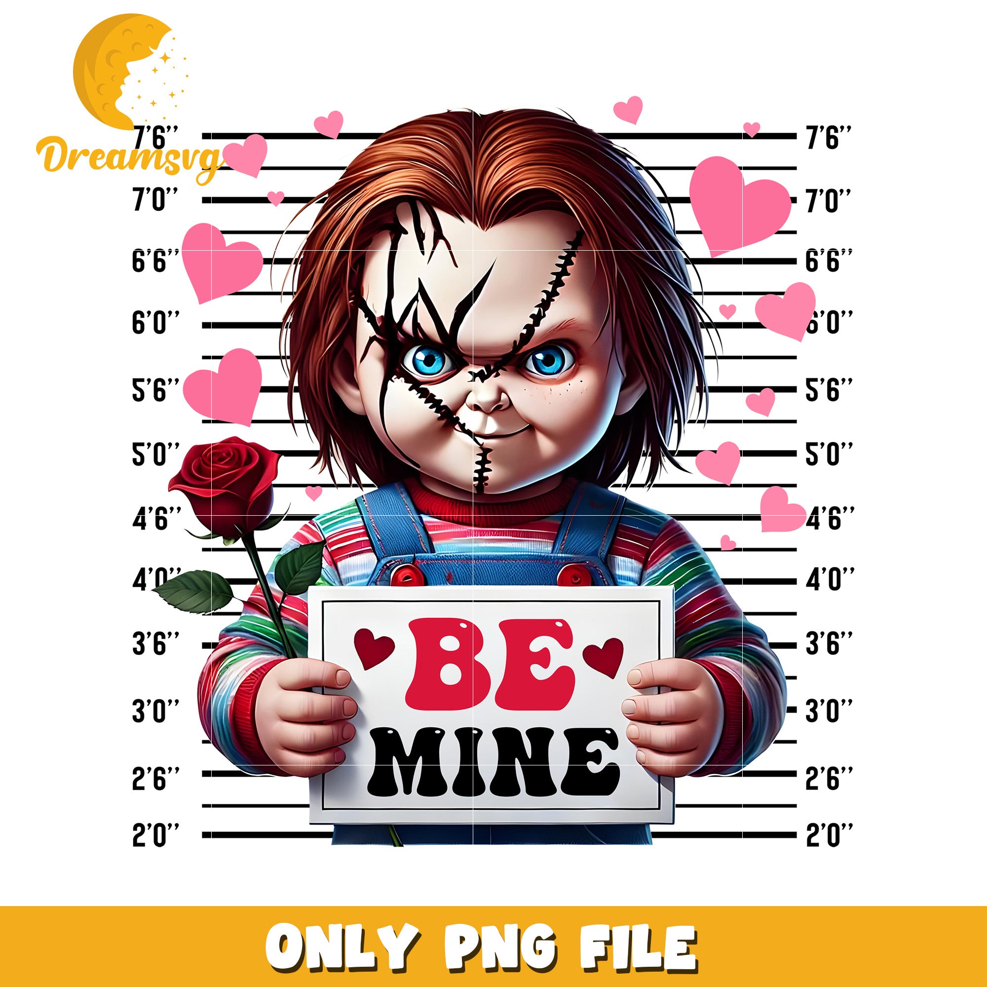 Chucky Valentines Day Png Image Dreamsvg Store