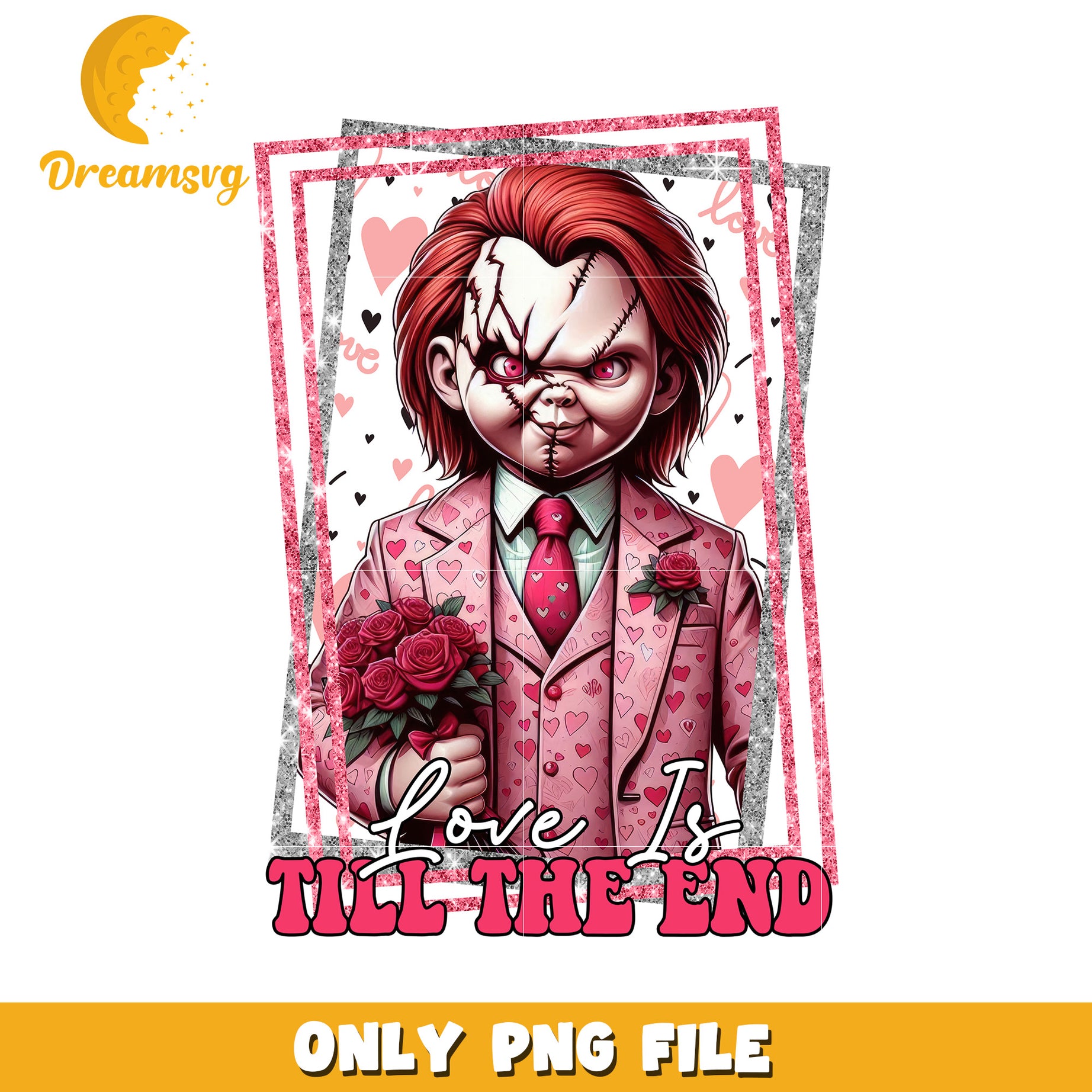 Chucky Valentines PNG Sublimation