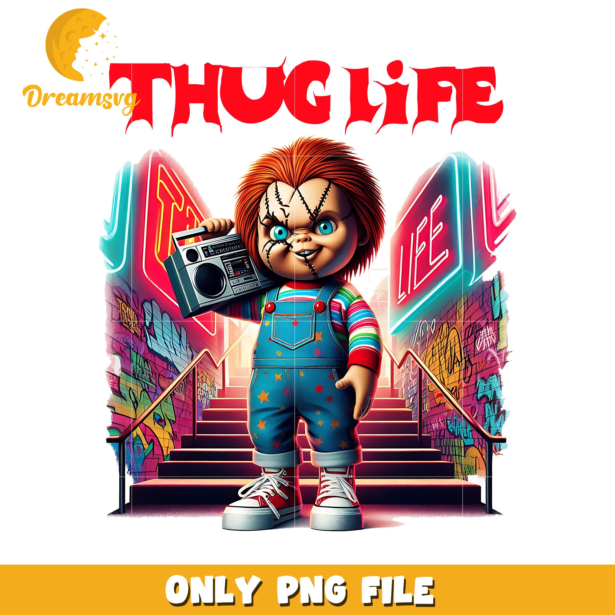 Chucky the doll horror killer png, Halloween horror movies png