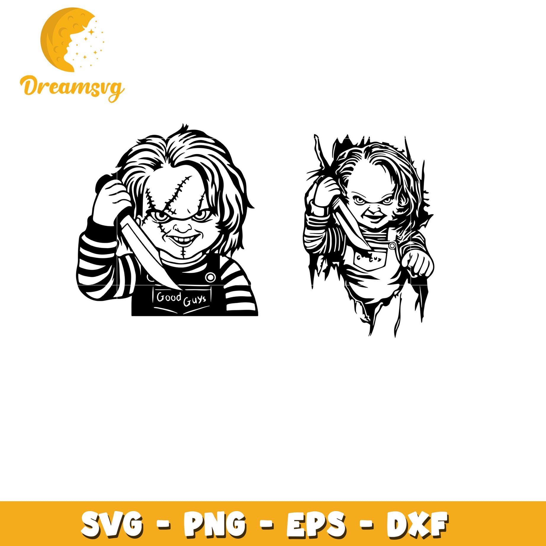 MVBS151124032Chunky character halloween bundle svg, horror movie svg