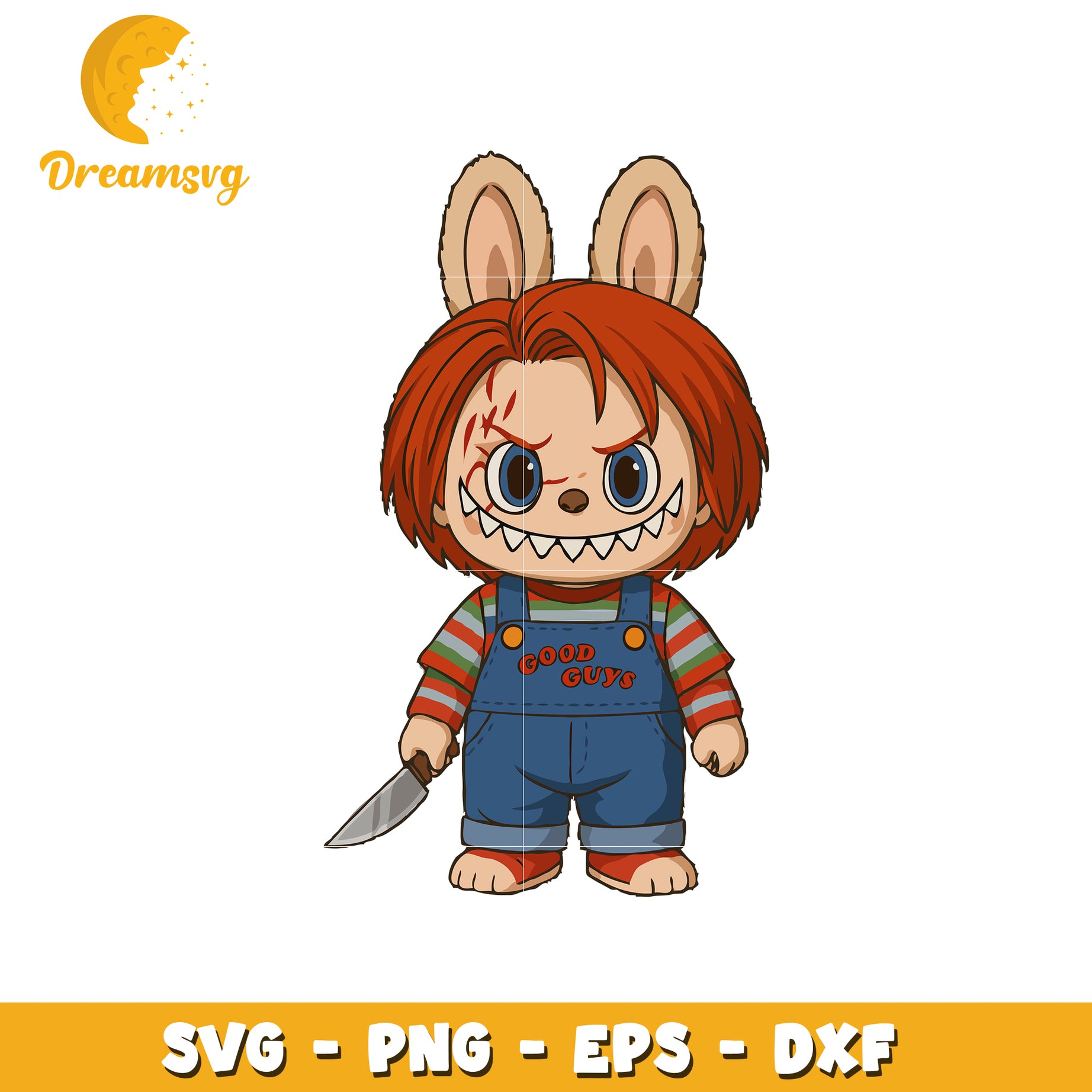 Chucky labubu svg, labubu art svg, labubu price svg