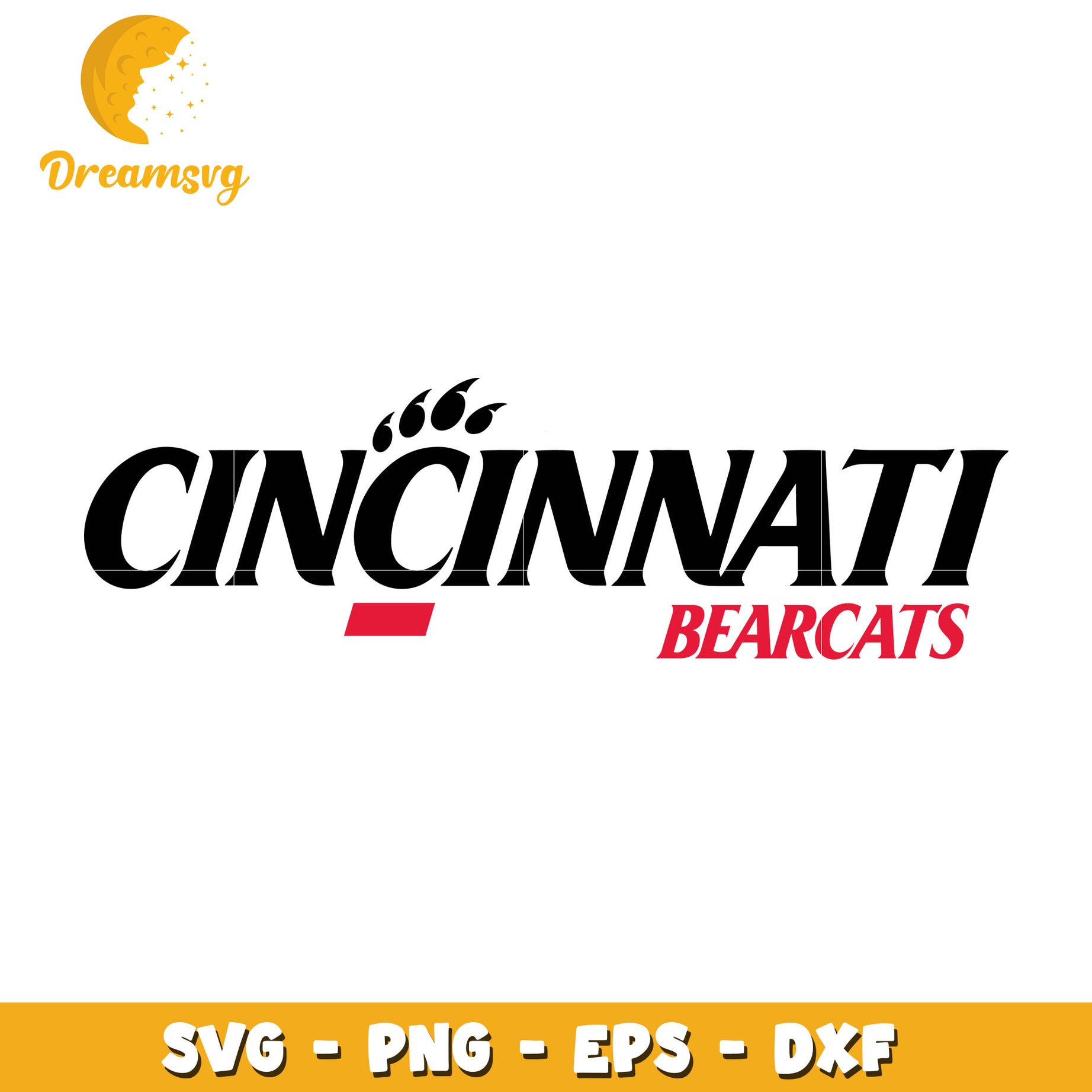 Cincinnati Bearcats SVG Design for Custom Apparel and Crafts
