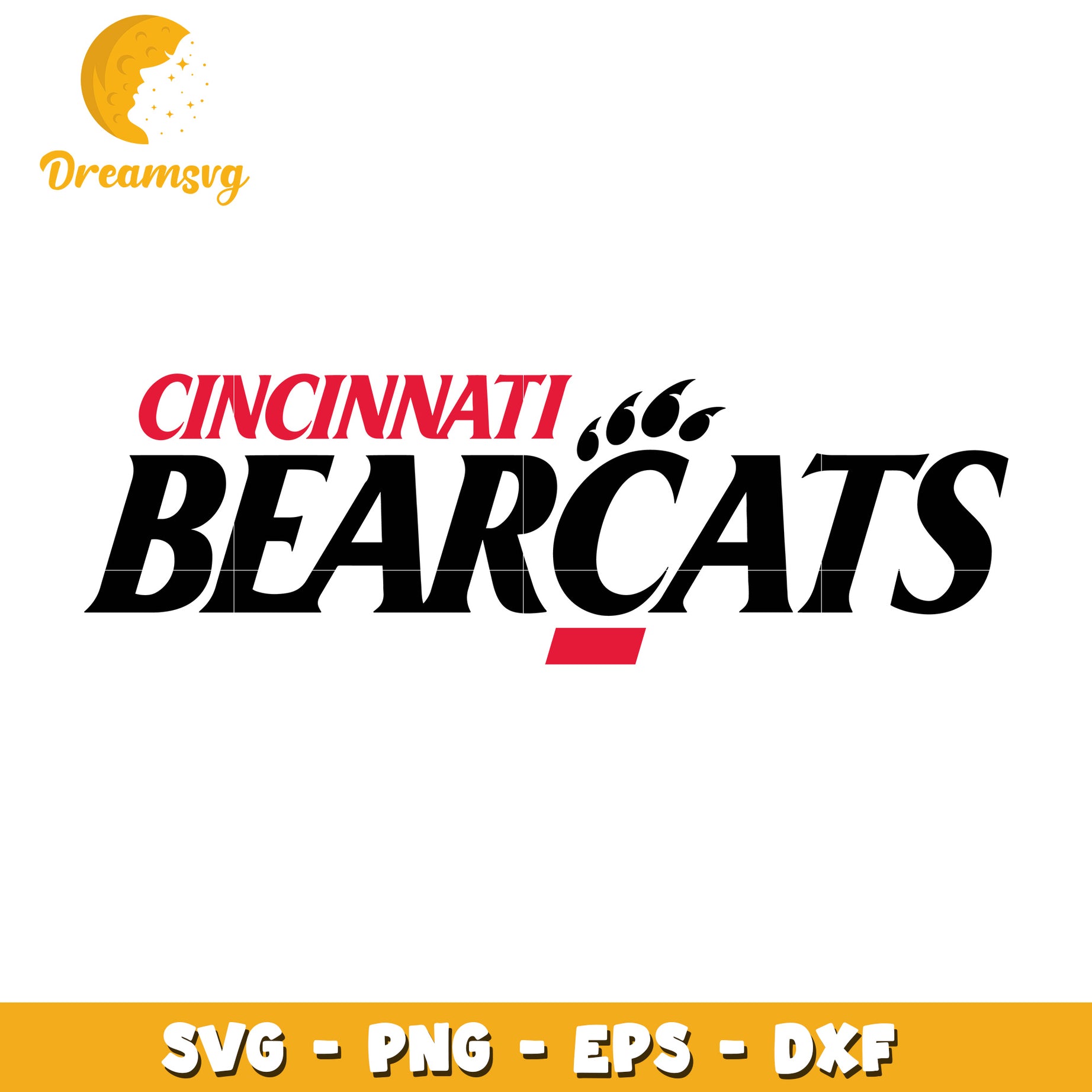 Cincinnati Bearcats SVG Digital Download for Creative Projects