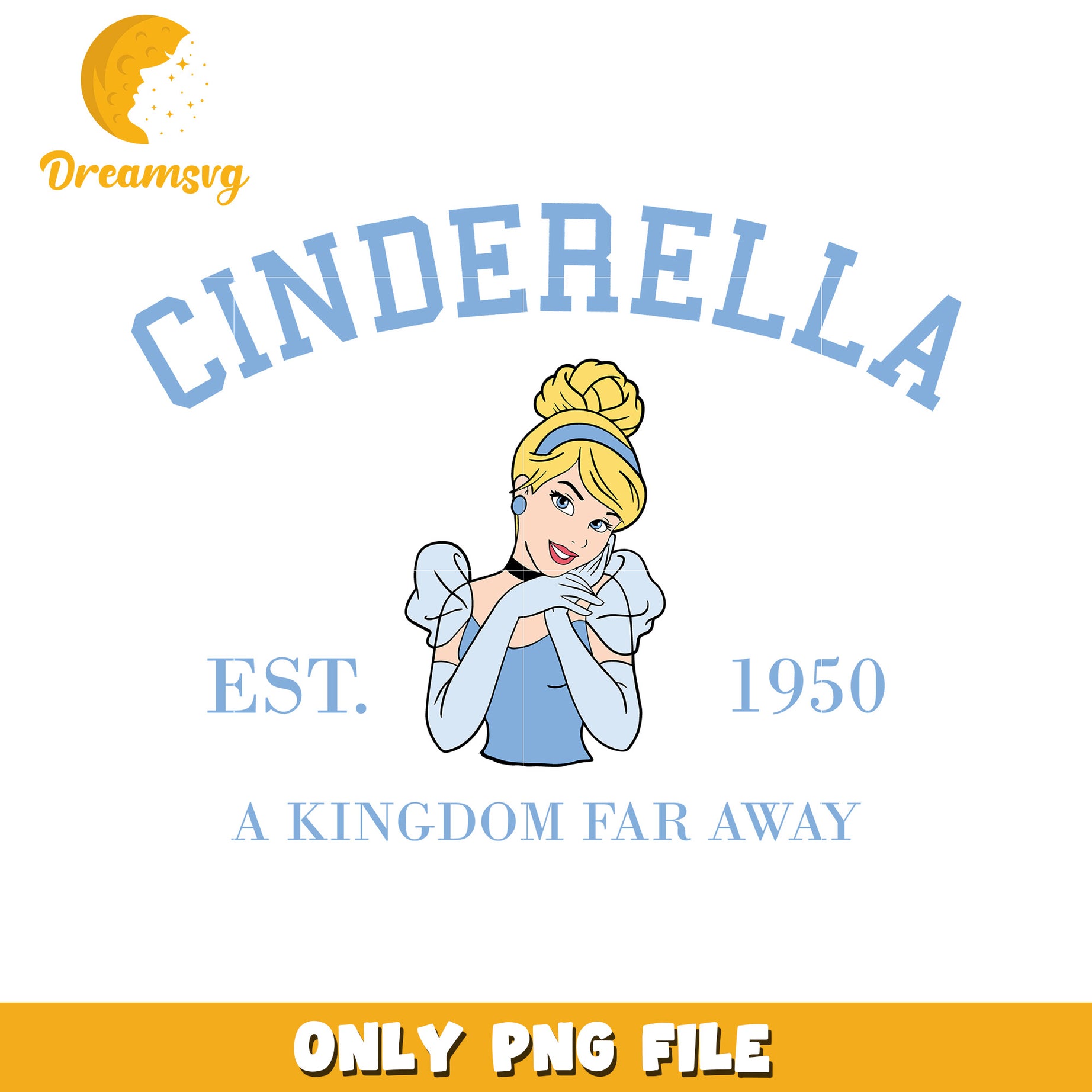 Cinderella PNG Design for Magical Kingdom Lovers