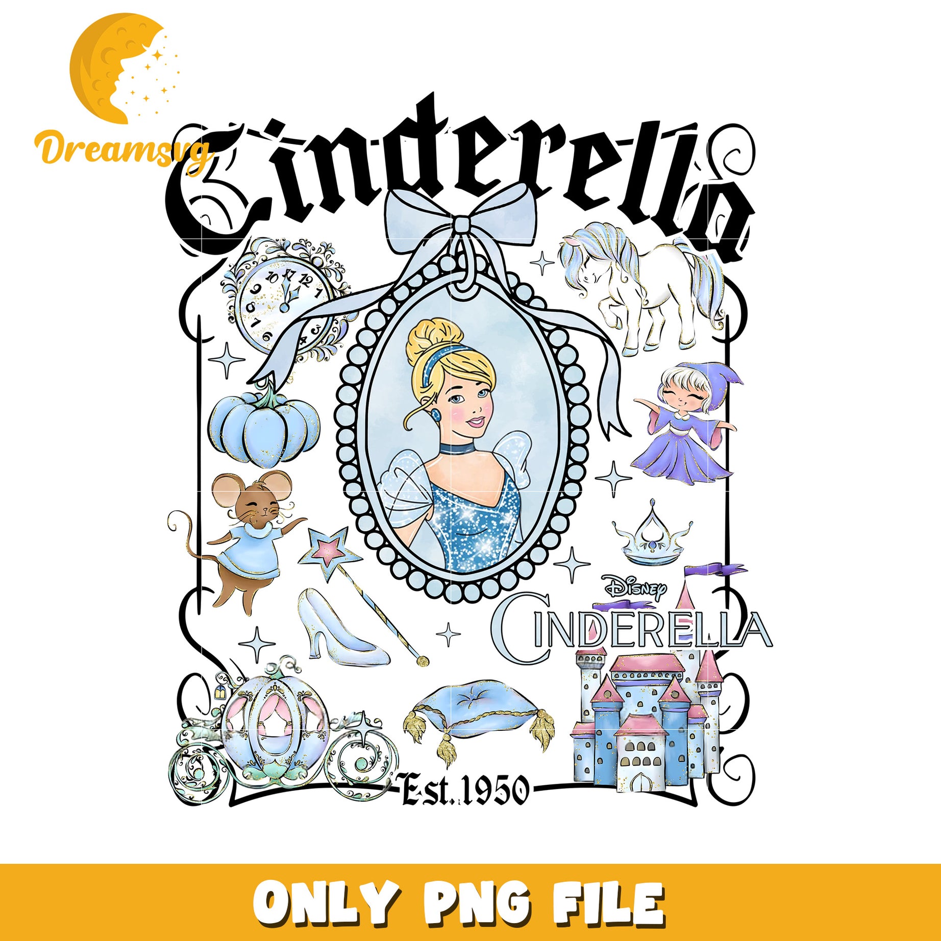 Cinderella characters png, disney toys png, disney movie png