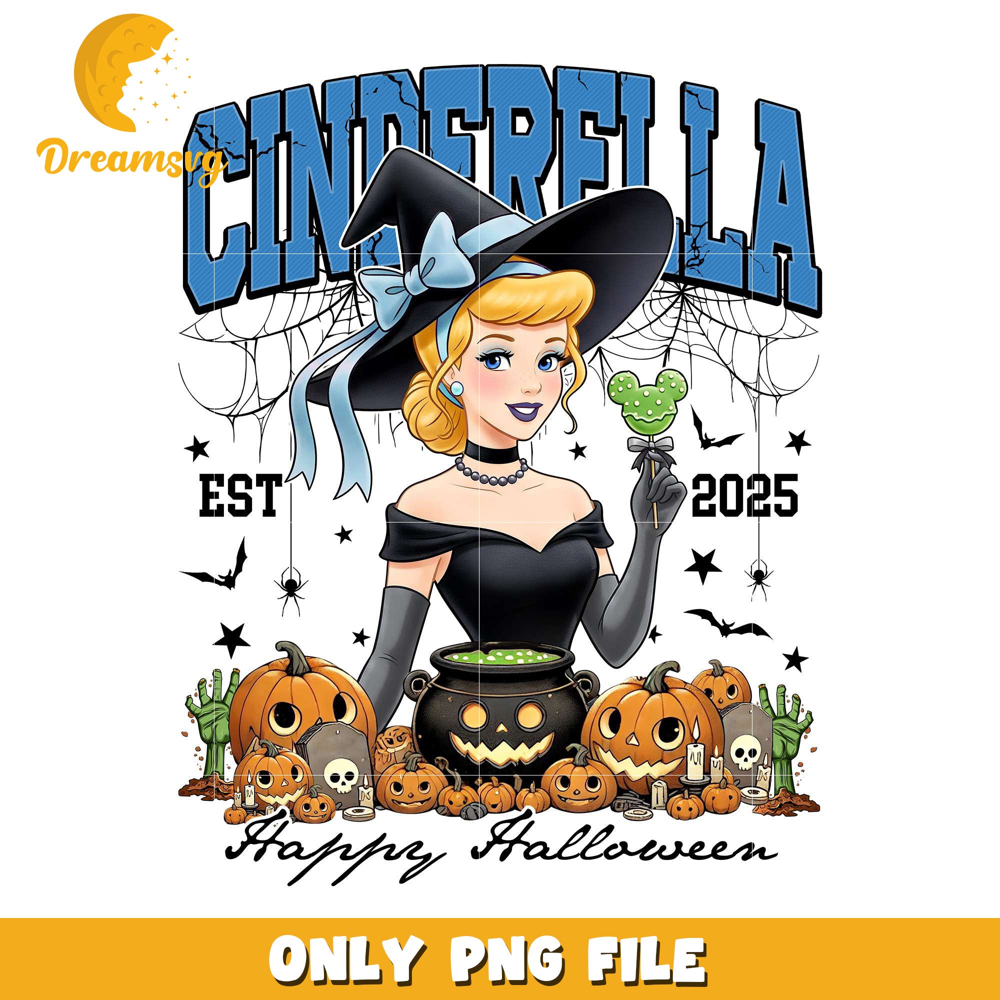 Cinderella png, halloween ​​candy png, disney princess png