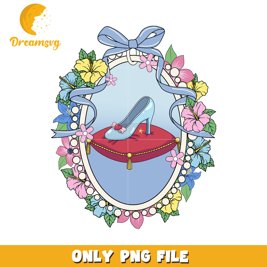 Cinderrella thing picture frame with bowtie png, disney friends png, disneyland png