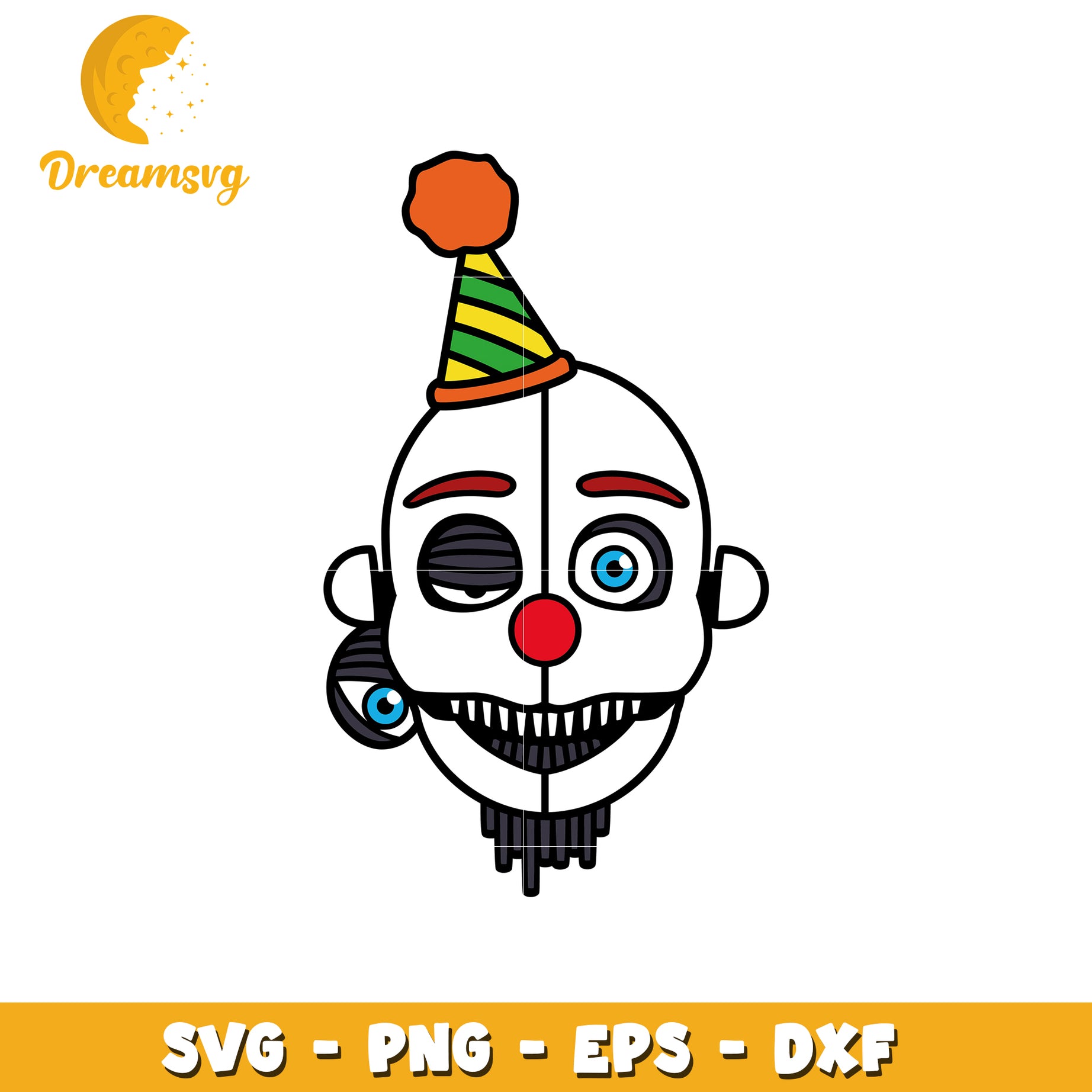 Circus Baby SVG PNG EPS DXF Cut File