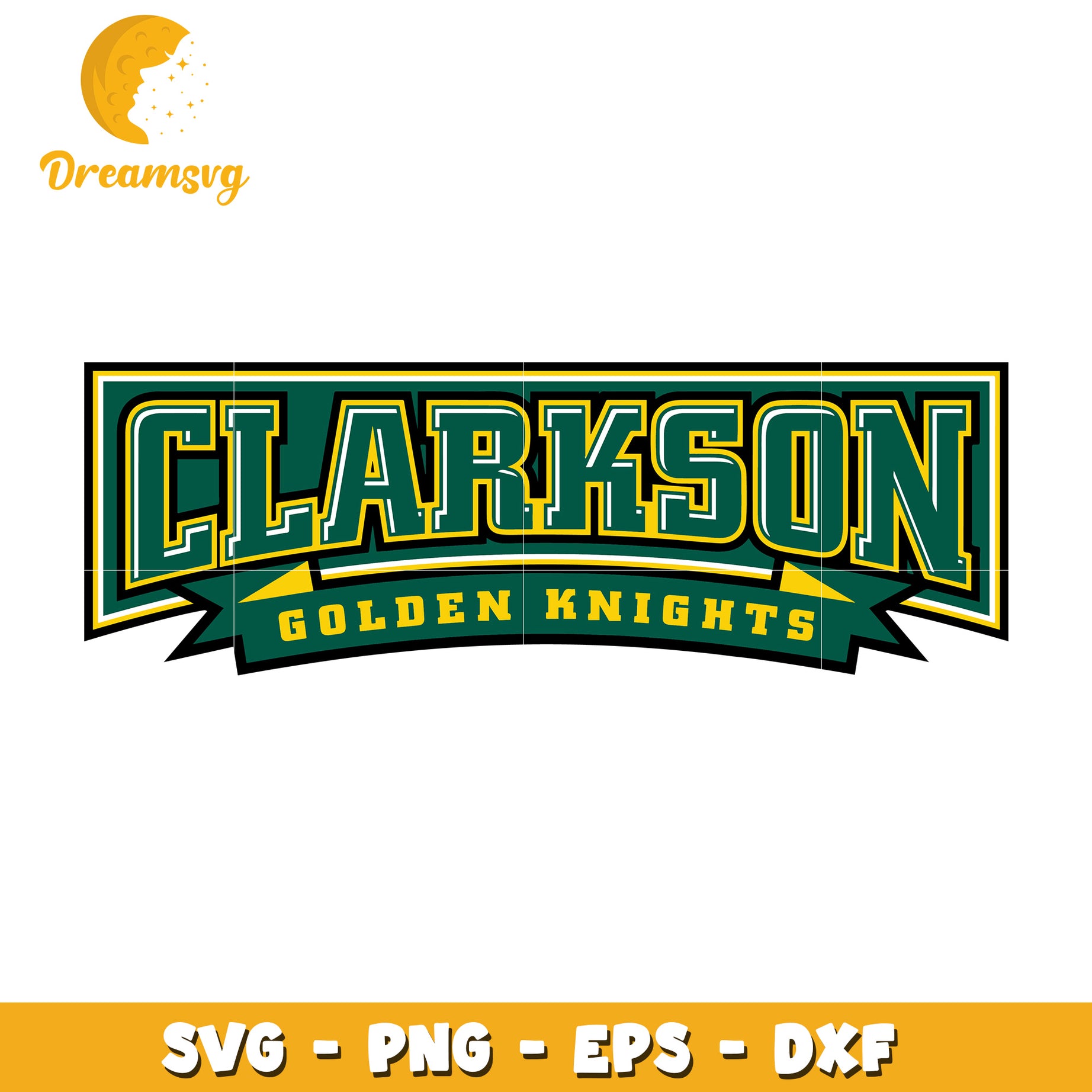 Clarkson Golden Knights SVG PNG EPS DXF