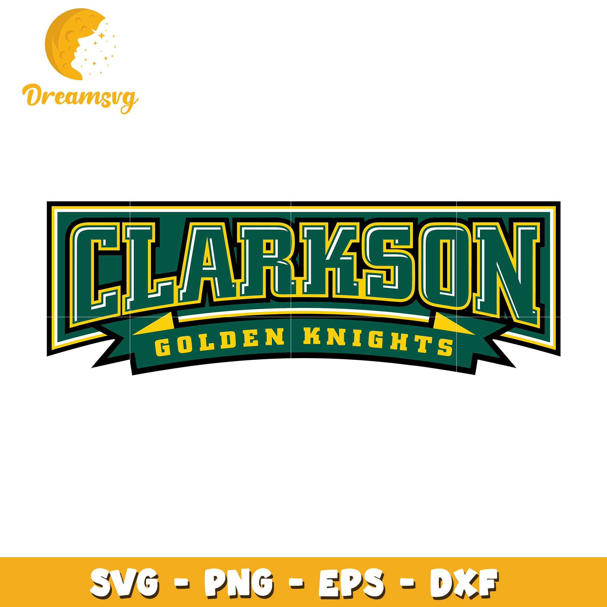 Clarkson Golden Knights SVG PNG EPS DXF