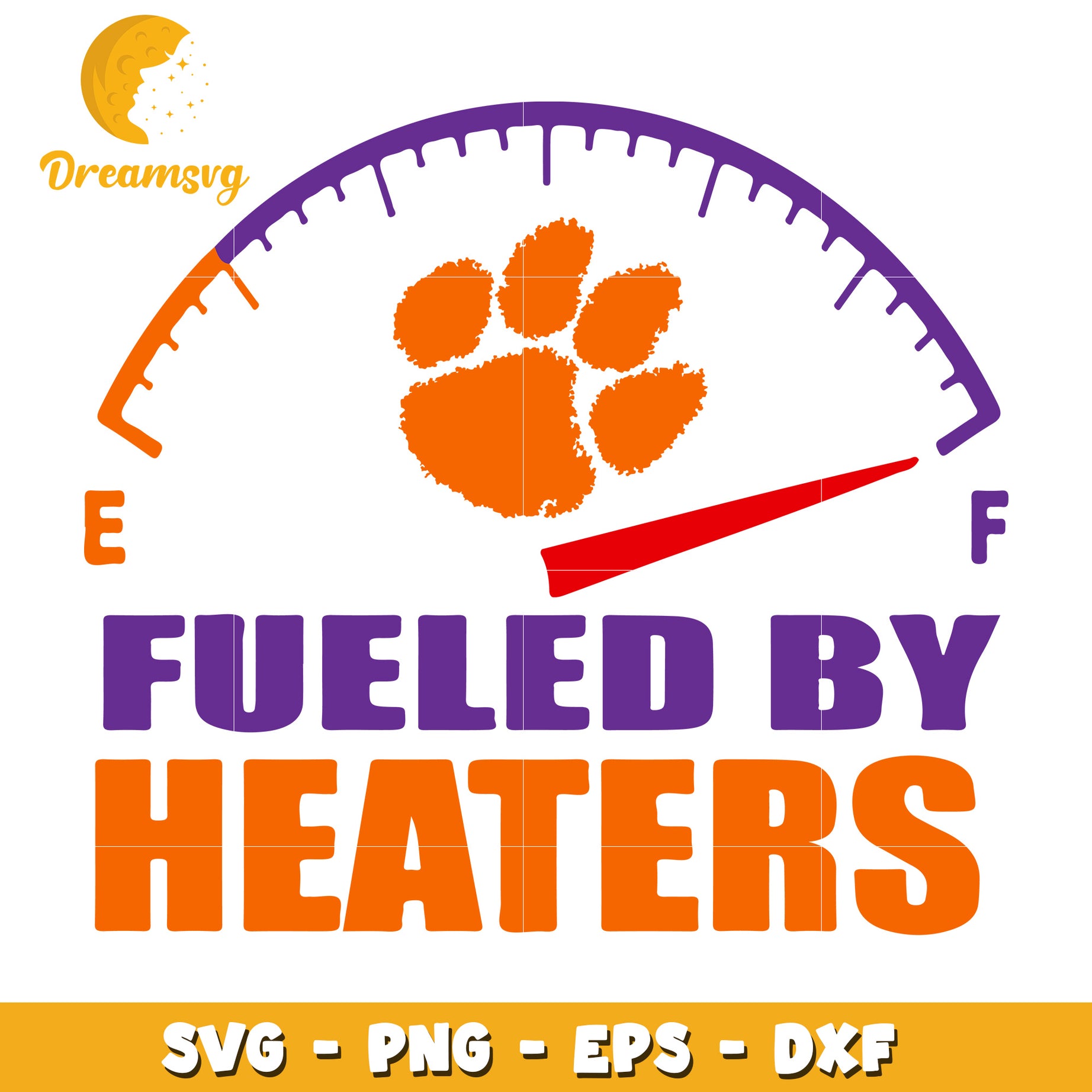 Clemson Tigers Fueled By Heaters SVG