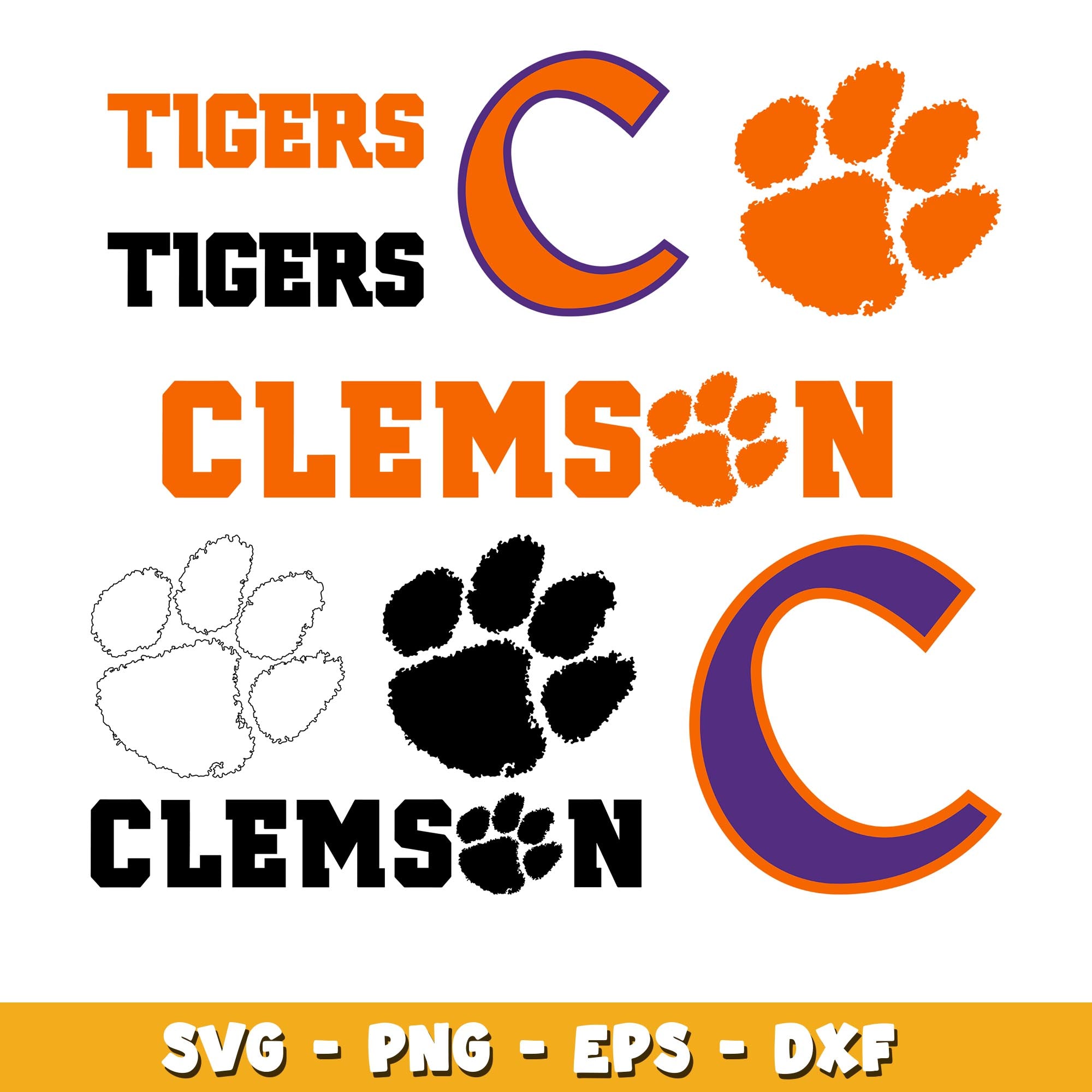 Clemson University Football Logo
