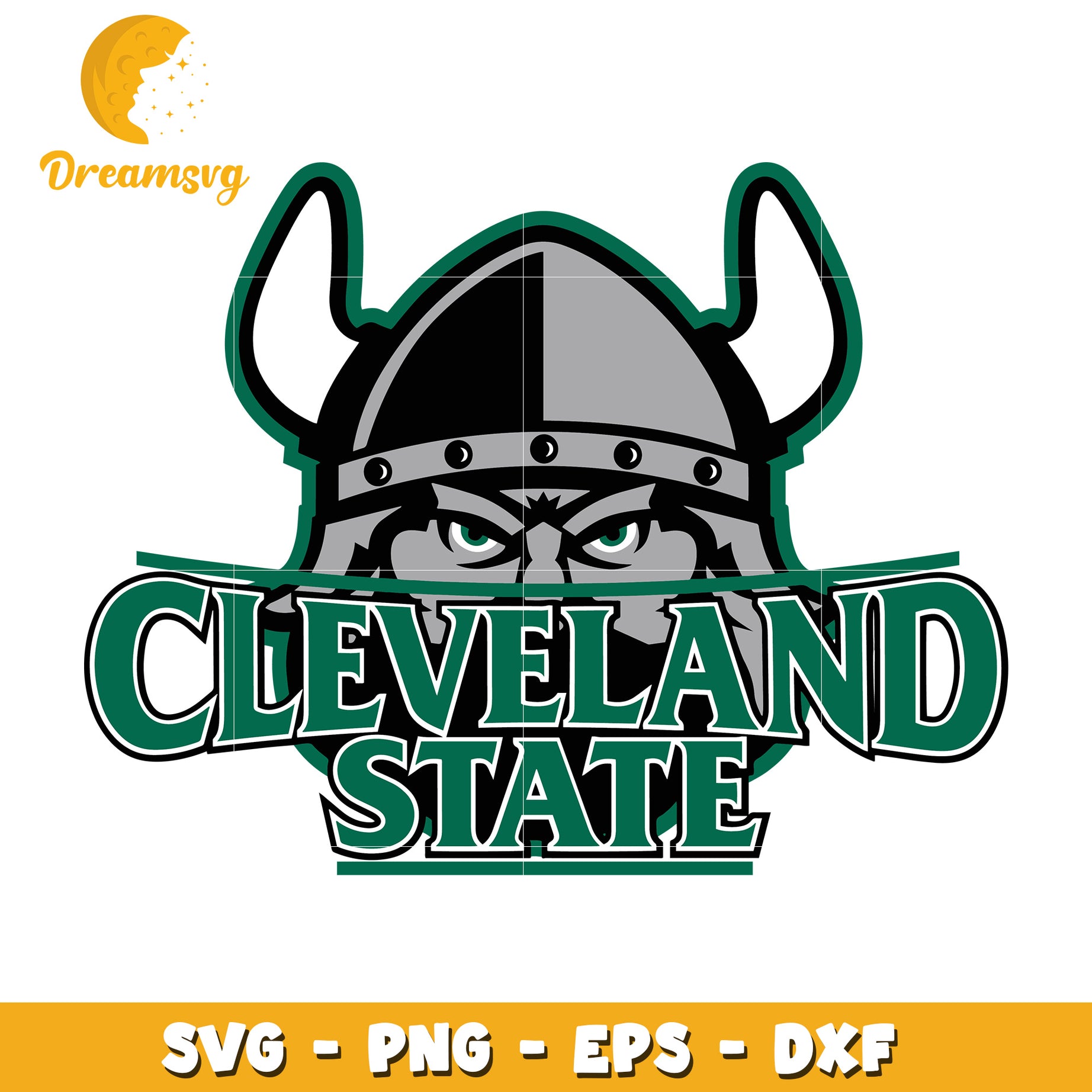 Cleveland State Vikings SVG PNG EPS DXF