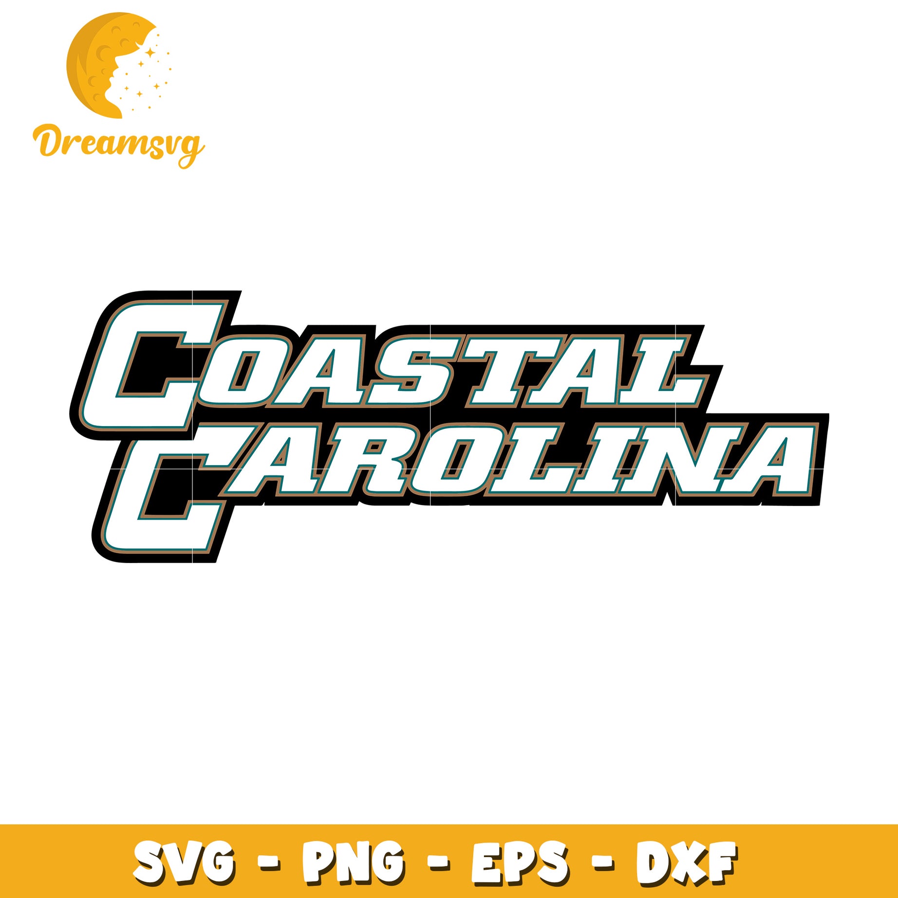 Coastal Carolina SVG PNG EPS DXF