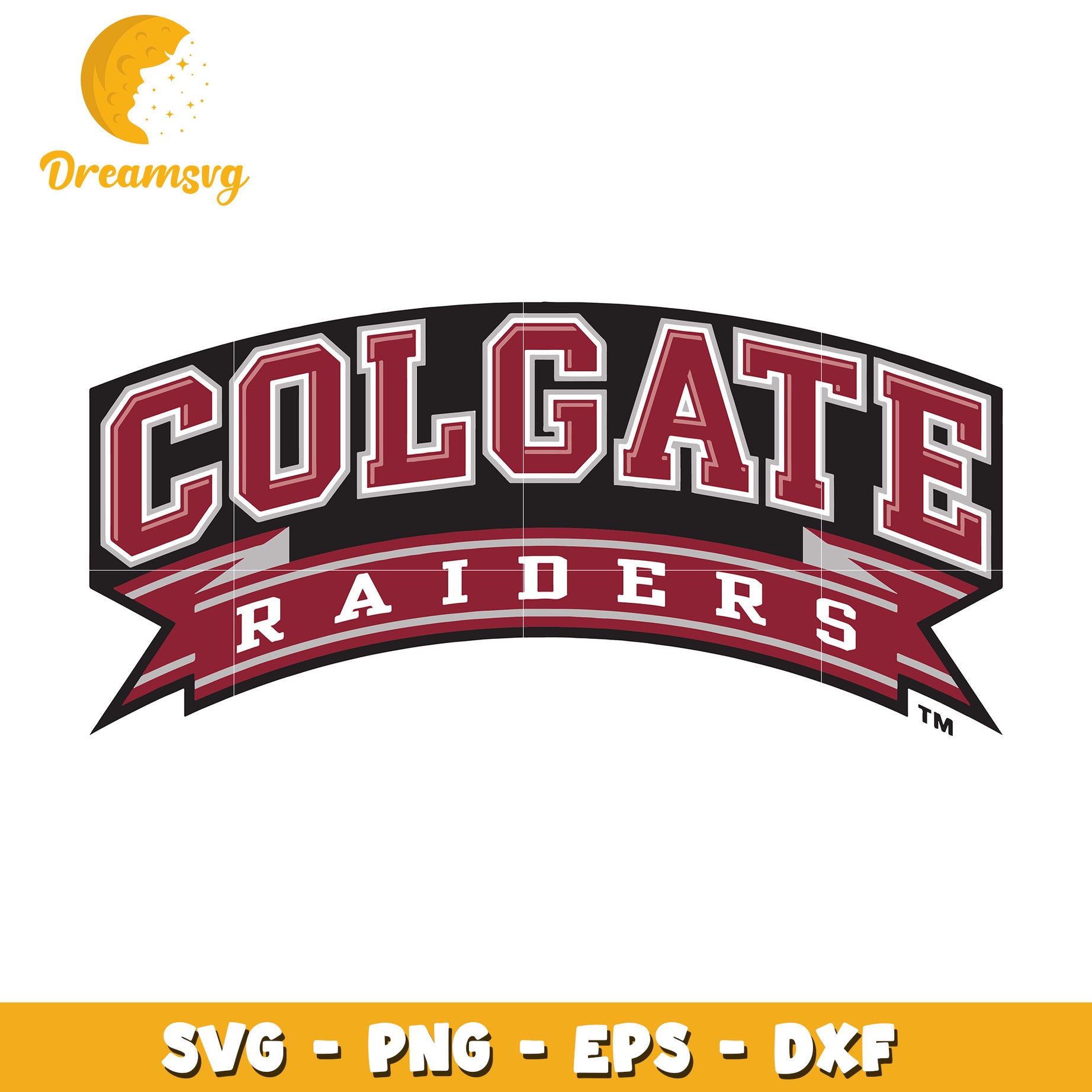Colgate Raiders SVG PNG EPS DXF – DreamSVG Store