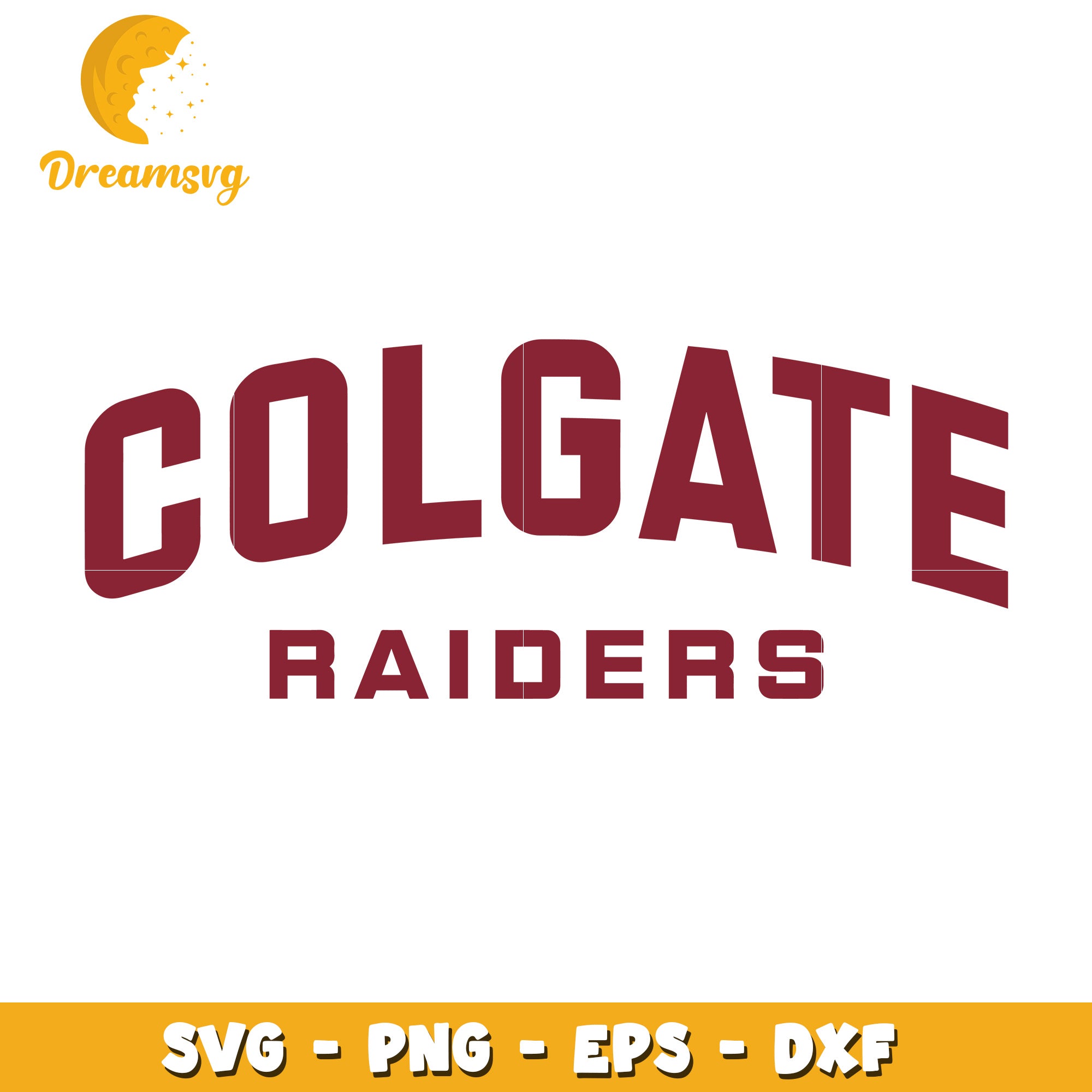 Colgate Raiders SVG PNG EPS DXF – DreamSVG Store