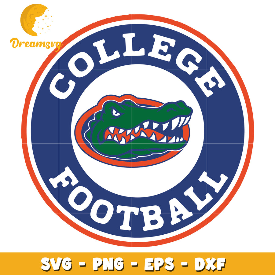 College Football Gator SVG PNG EPS DXF