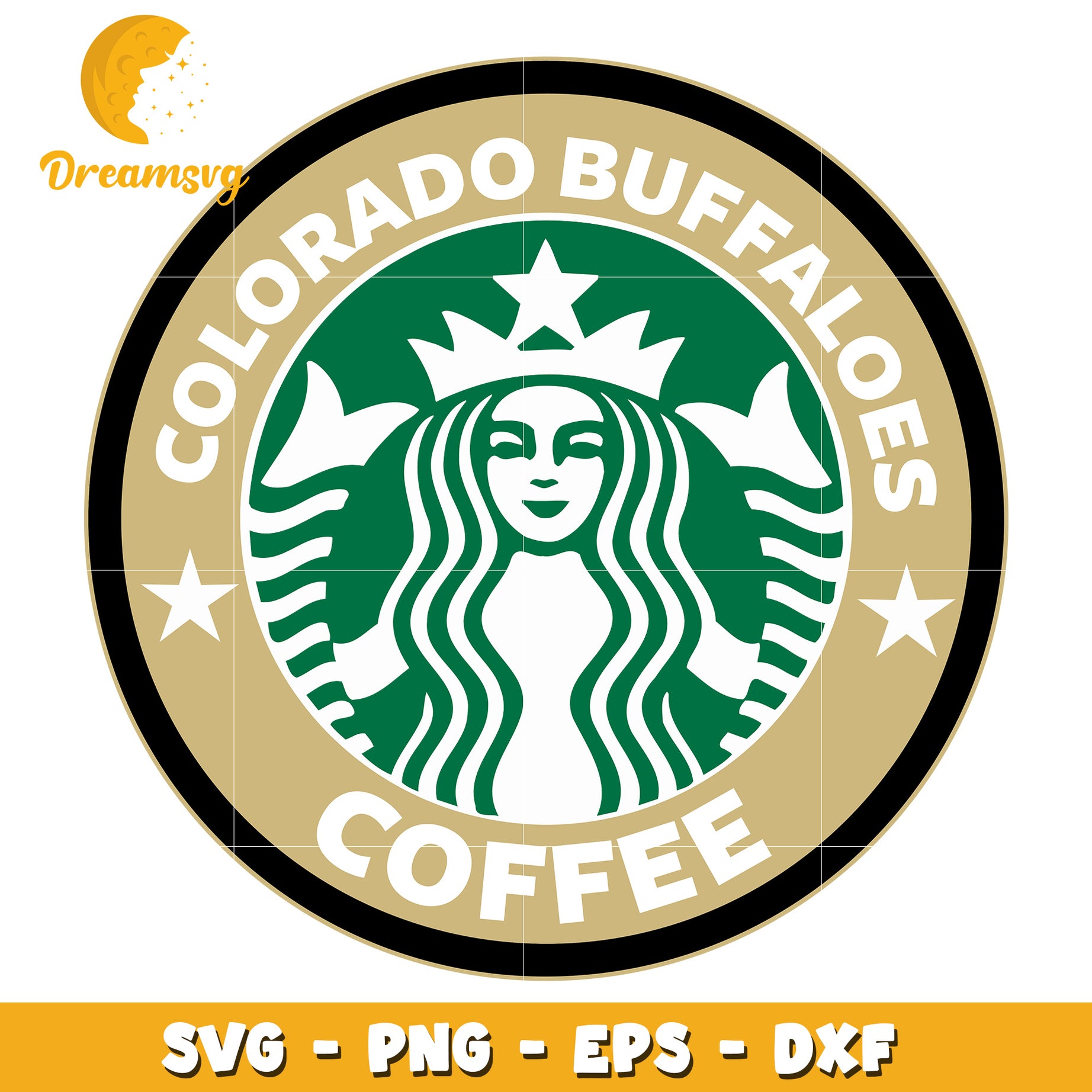 Colorado Buffaloes Coffee SVG PNG EPS DXF