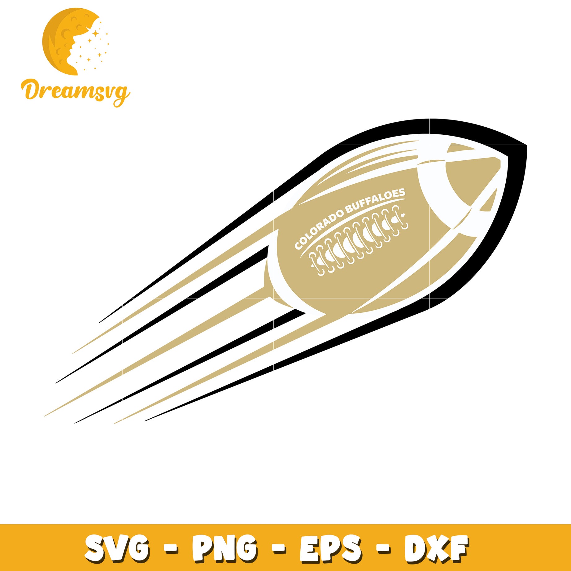 Colorado Buffaloes Football SVG Cut File