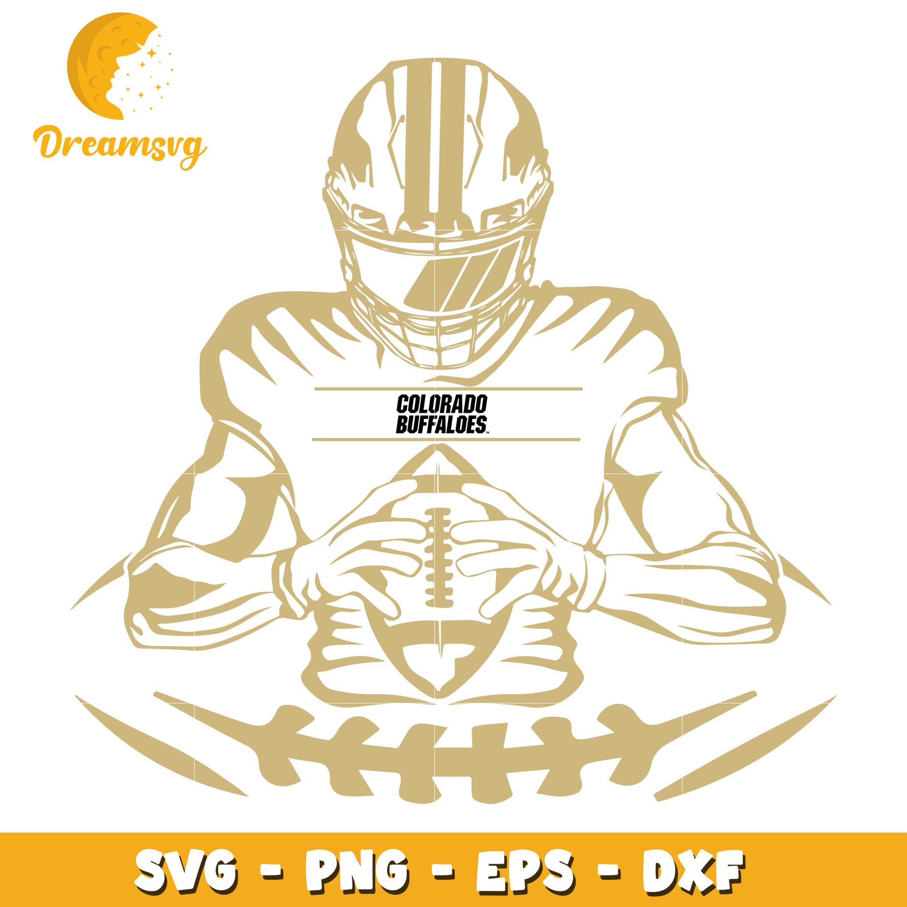 Colorado Buffaloes Football SVG PNG EPS DXF