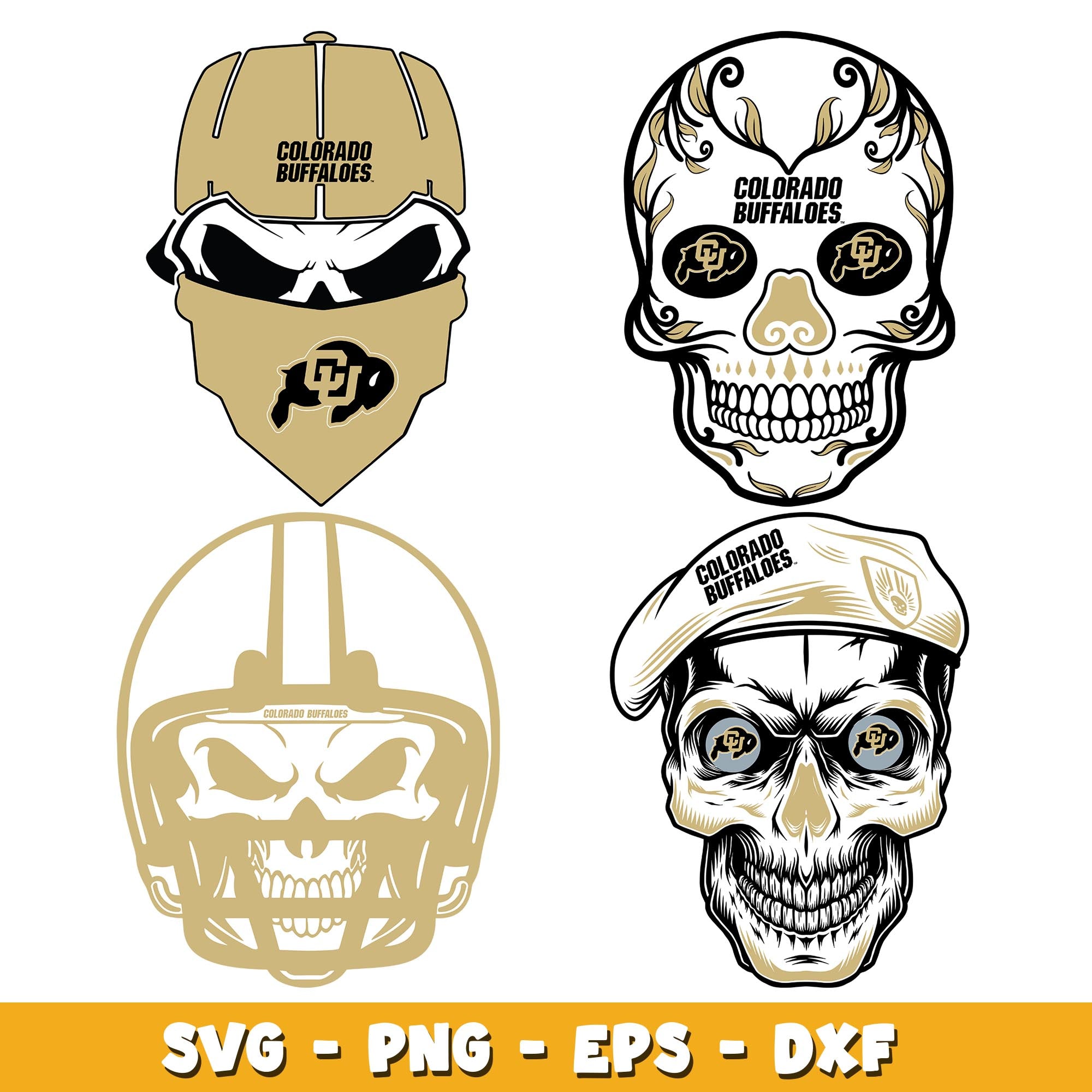 Bundle Colorado Buffaloes svg, Colorado Buffaloes  logo svg, ncaa svg  