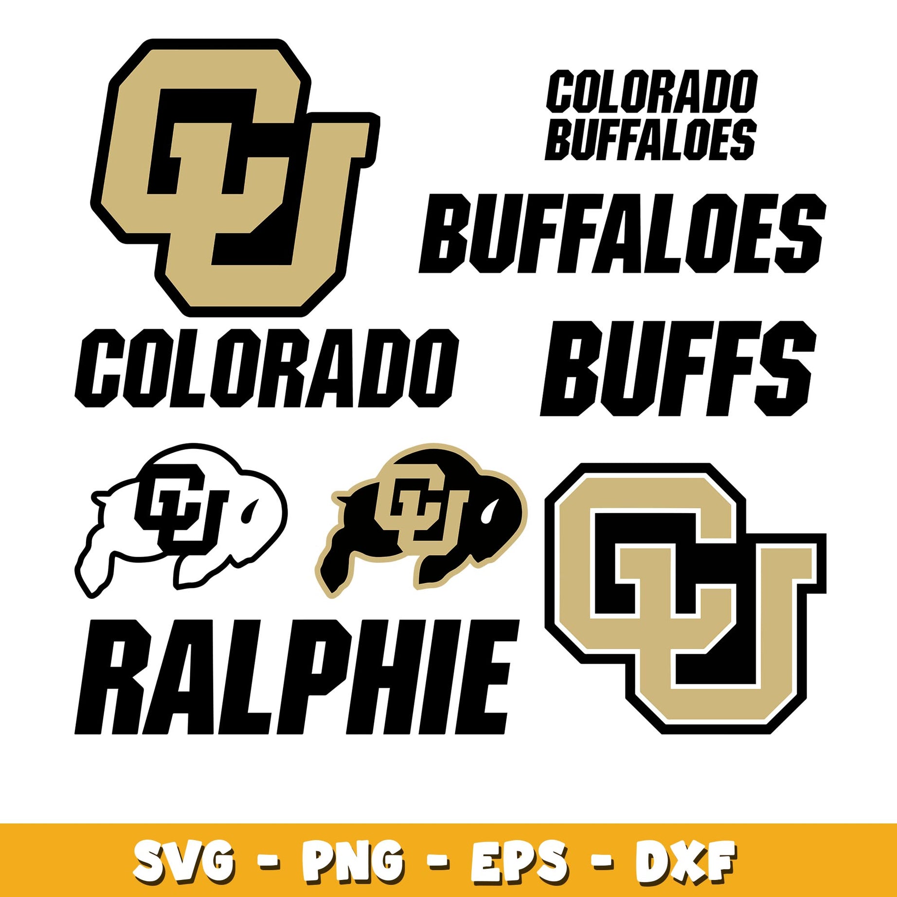  Colorado Buffaloes Bundle svg, Colorado Buffaloes  logo svg, ncaa svg 