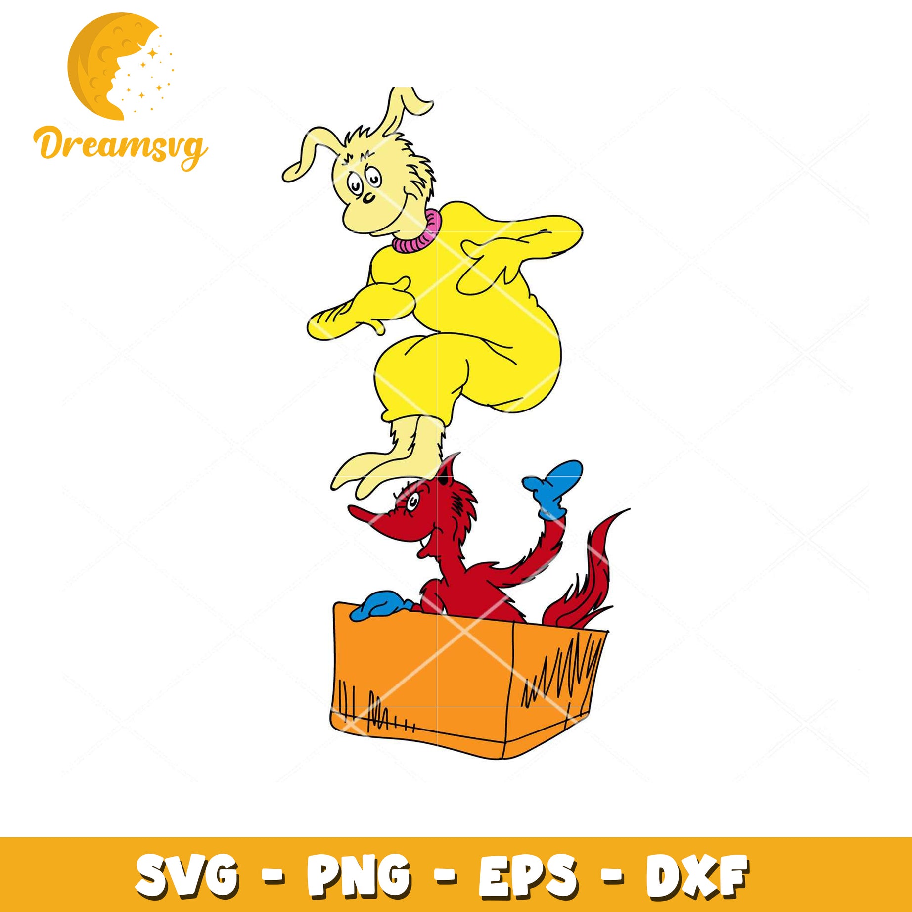 Colorful SVG Design of Whimsical Characters for Instant Download