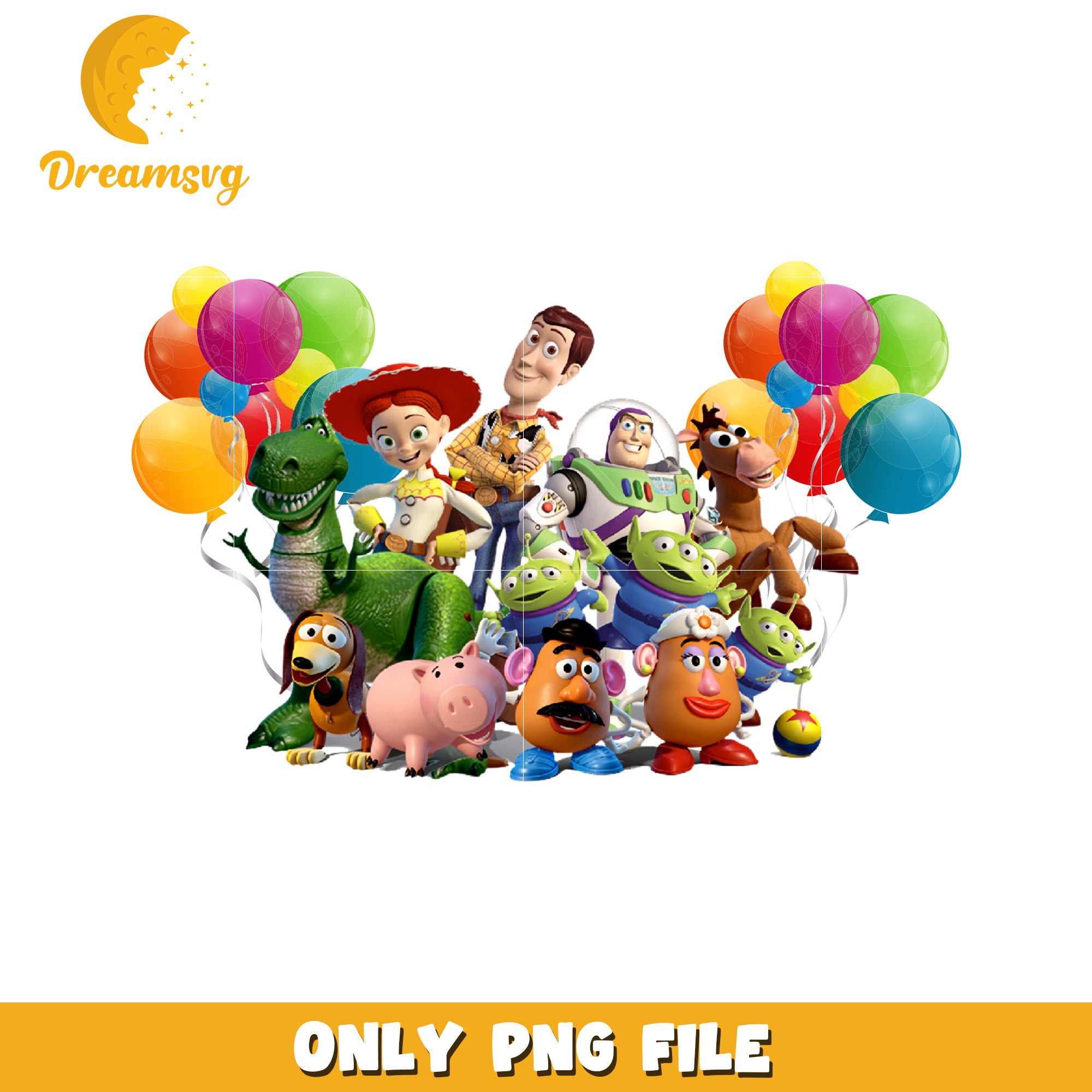 Colorful Toy Story Characters PNG for Fun Decor Ideas