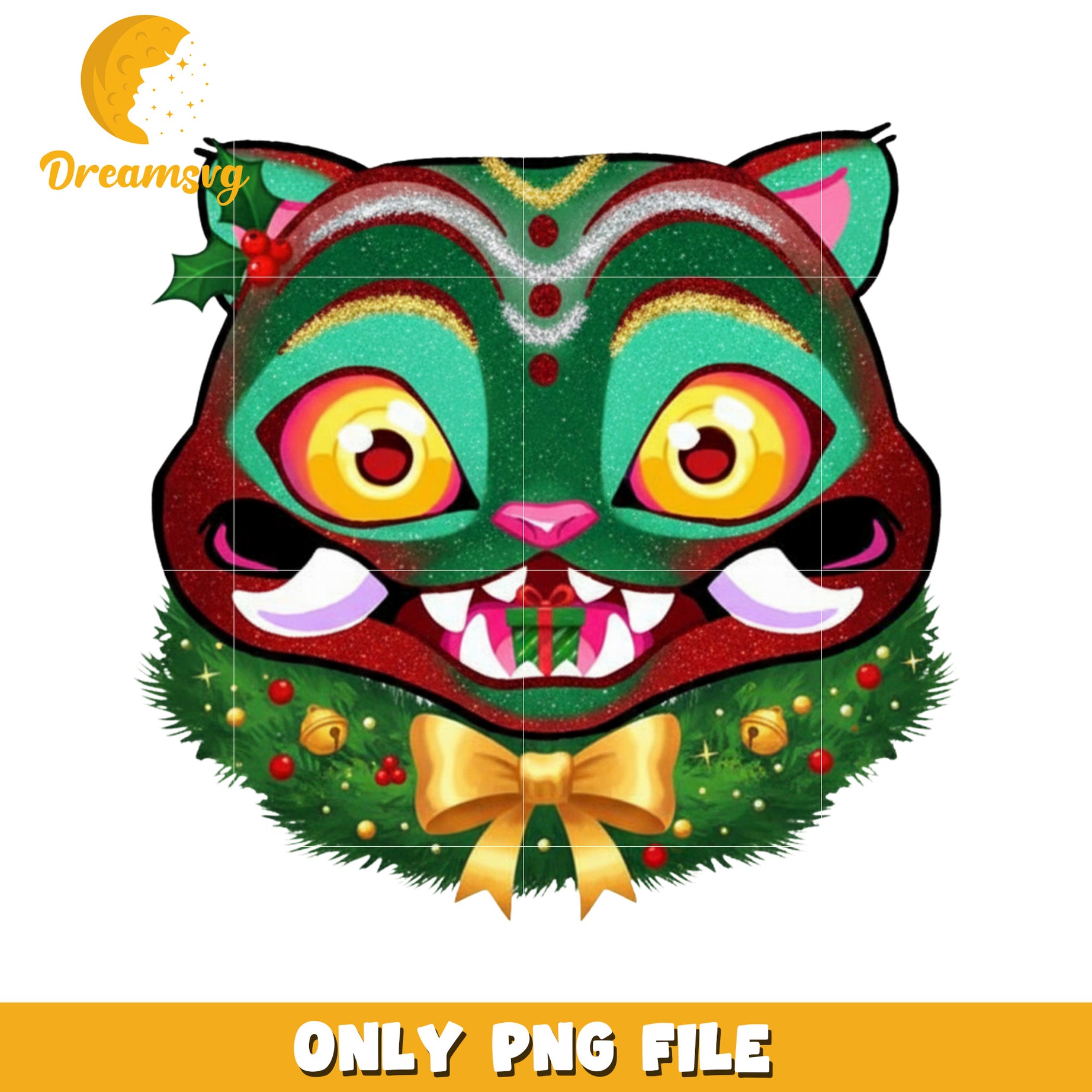 Colorful design of christmas derpy png, christmas huntrix​​ png, spirit christmas png