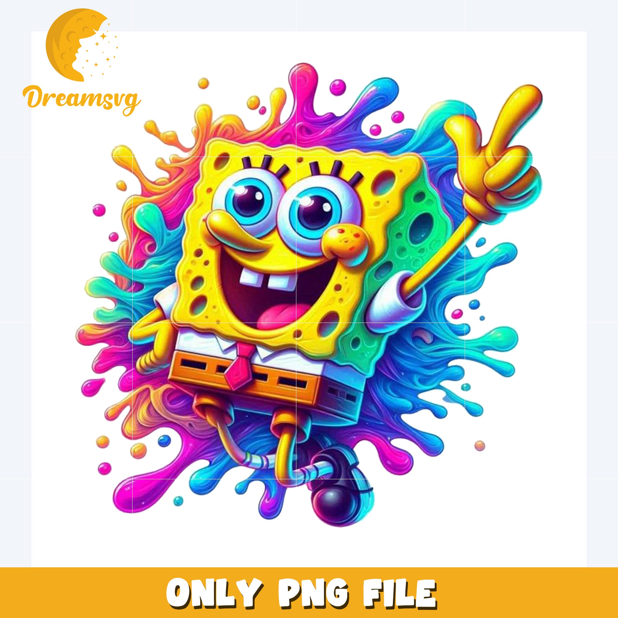 Colorful design of spongebob png, sponge bob meme​ png, sponge bob characters​ png