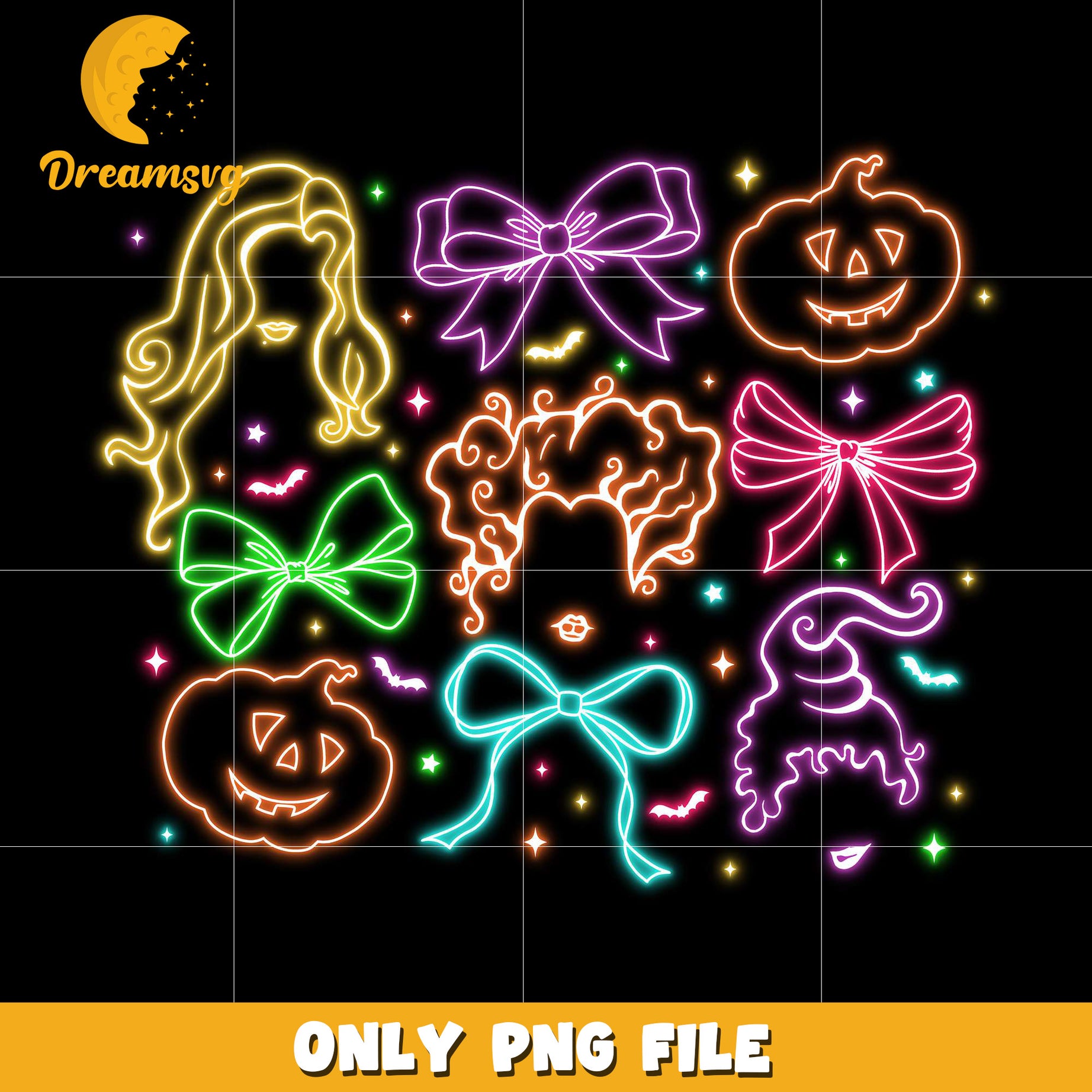 Colorful hocus pocus design png, halloween store​ png, halloween movies​ png