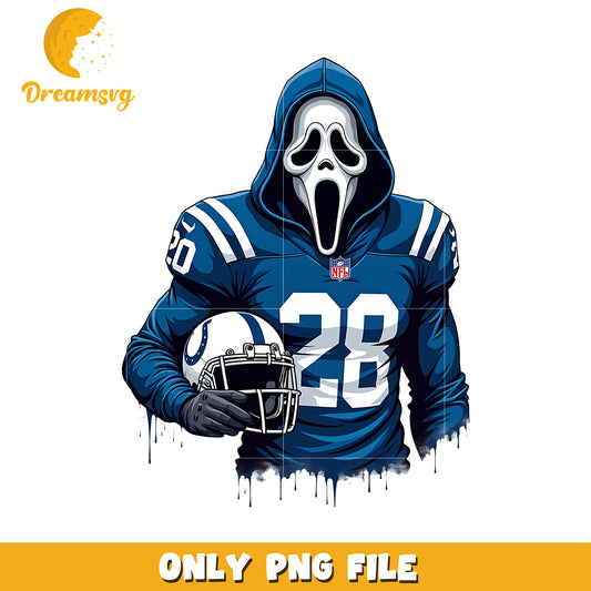 Colts ghost face png, nfl png, national football league png