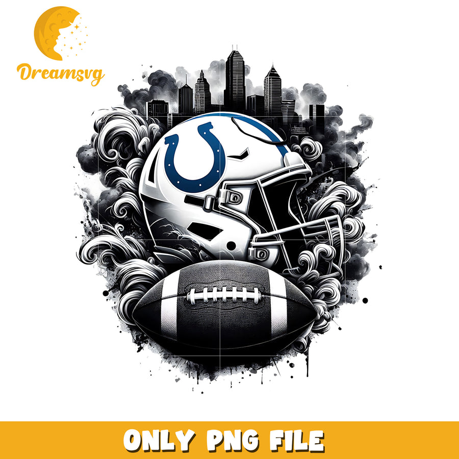 Colts helmet and ball png, super bowl 2025 png, nfl network png