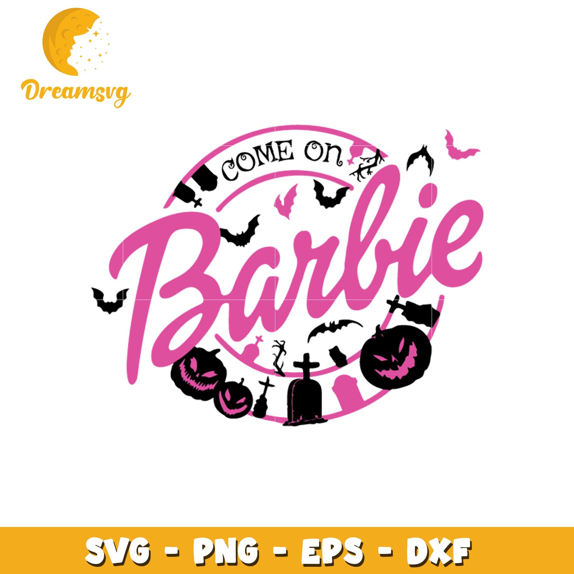Come on barbie halloween svg, barbie svg, halloween svg