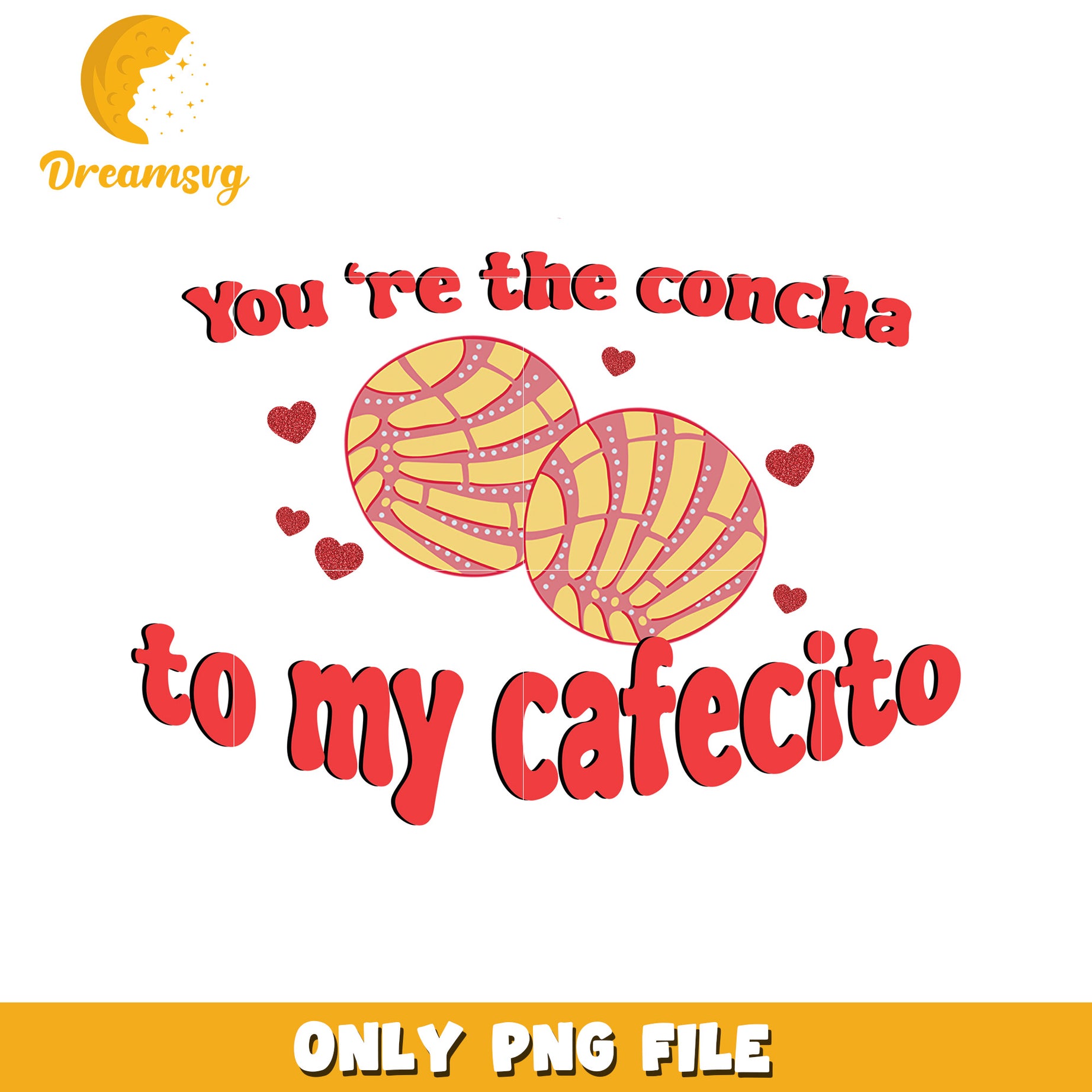 Concha Cafecito PNG Design