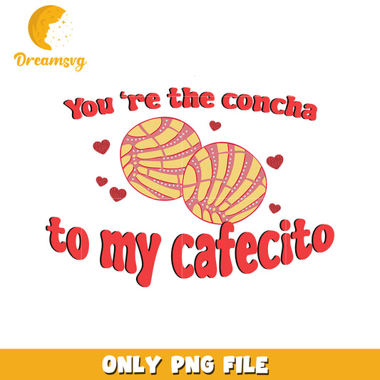 Concha Cafecito PNG Design