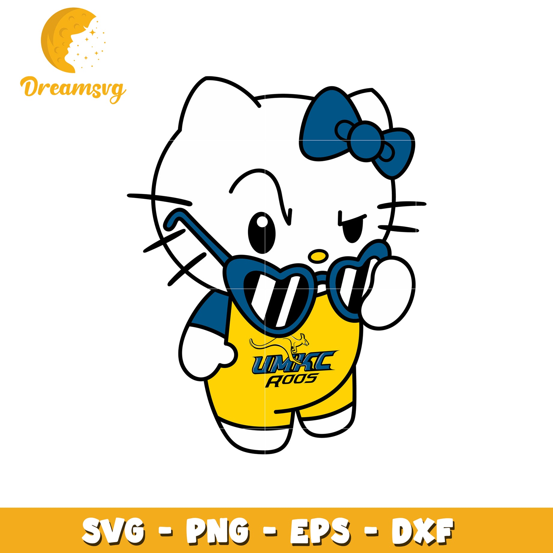 Cool Cartoon Kitten SVG Design for Fun Projects