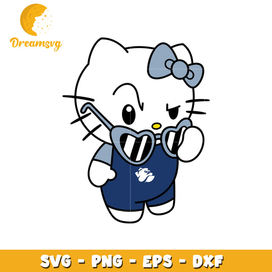Cool Cat Character SVG Design for Creative Projects