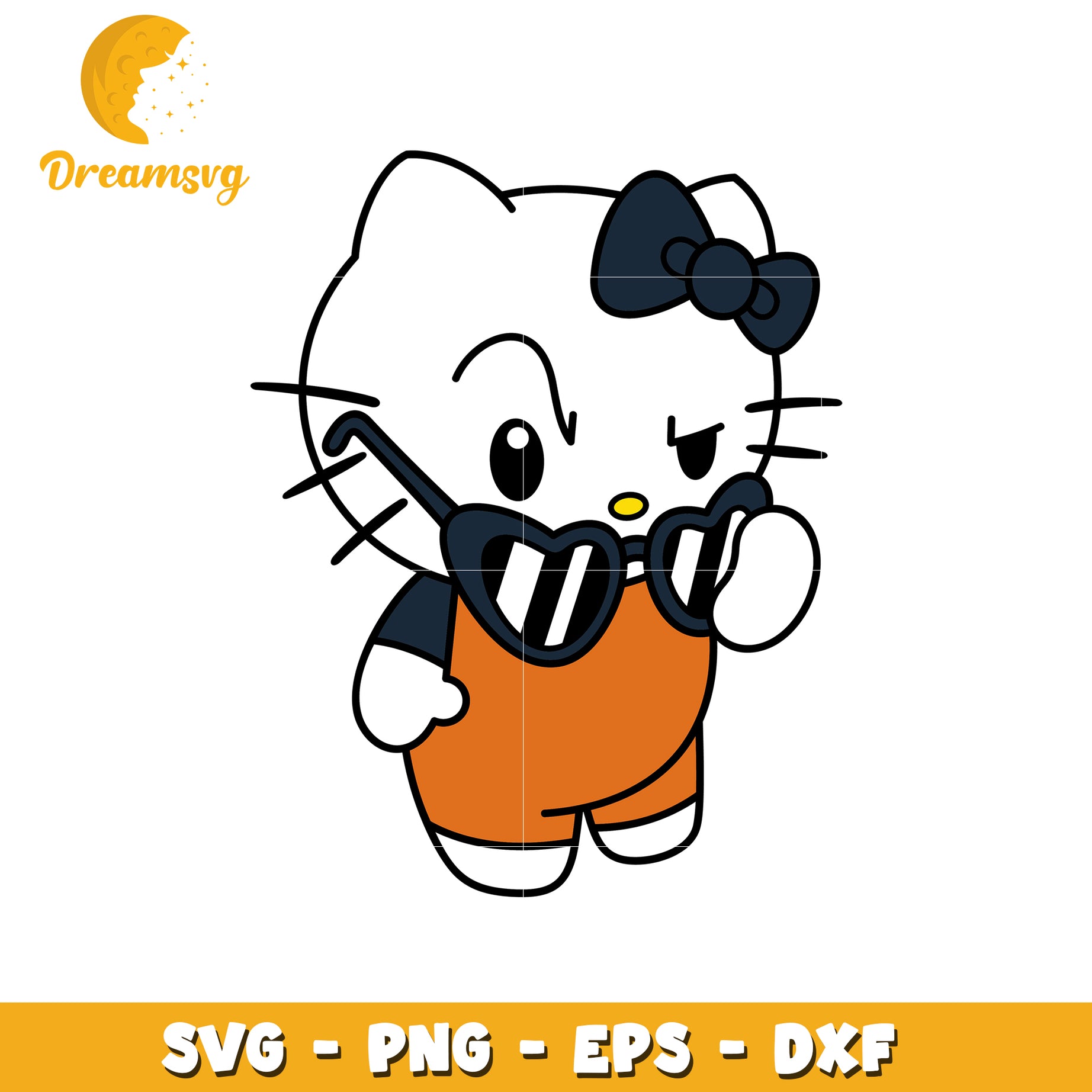 Cool Cat SVG Design