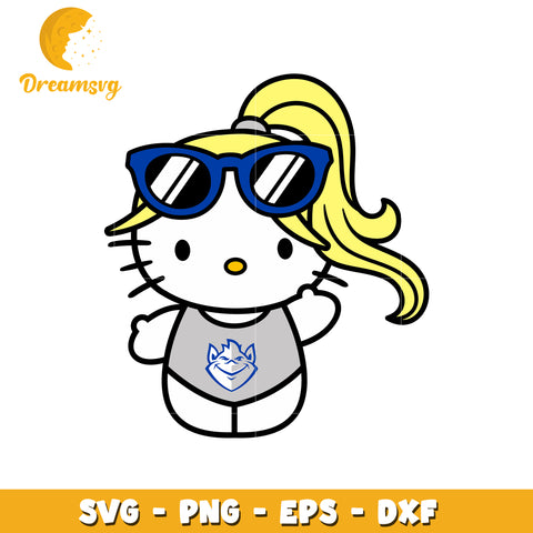Cool Cat with Sunglasses SVG Design for Crafts