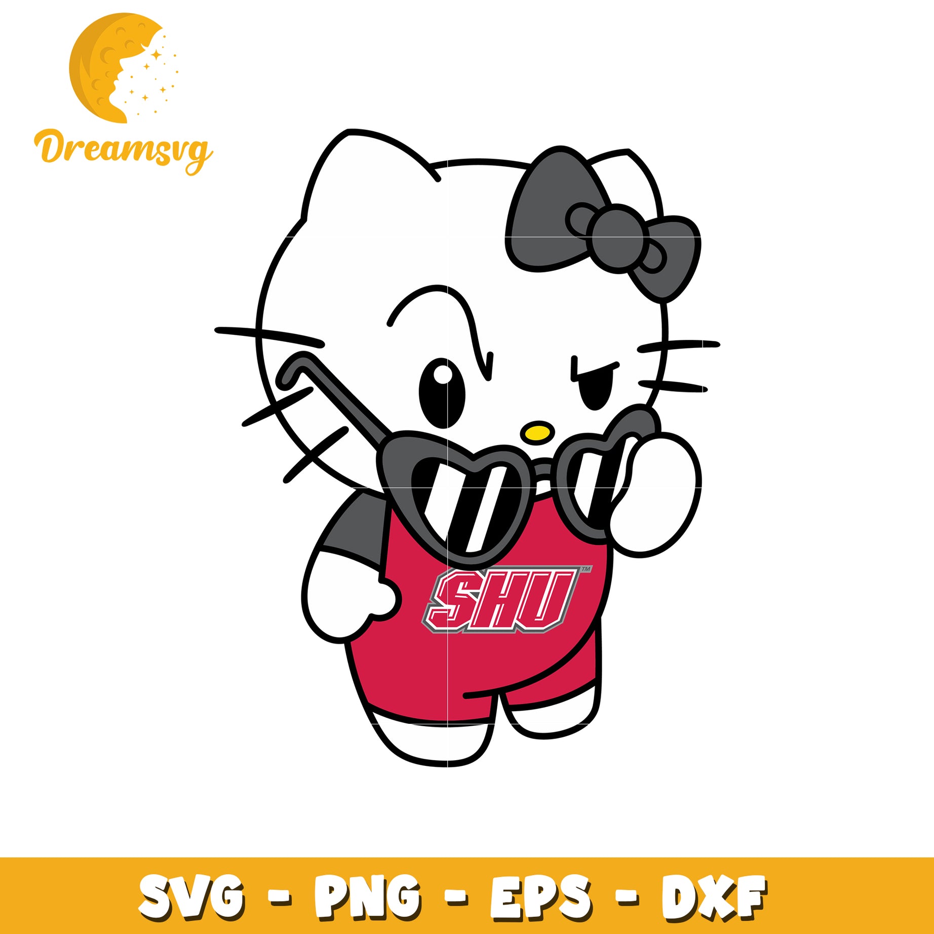 Cool Hello Kitty SVG Design
